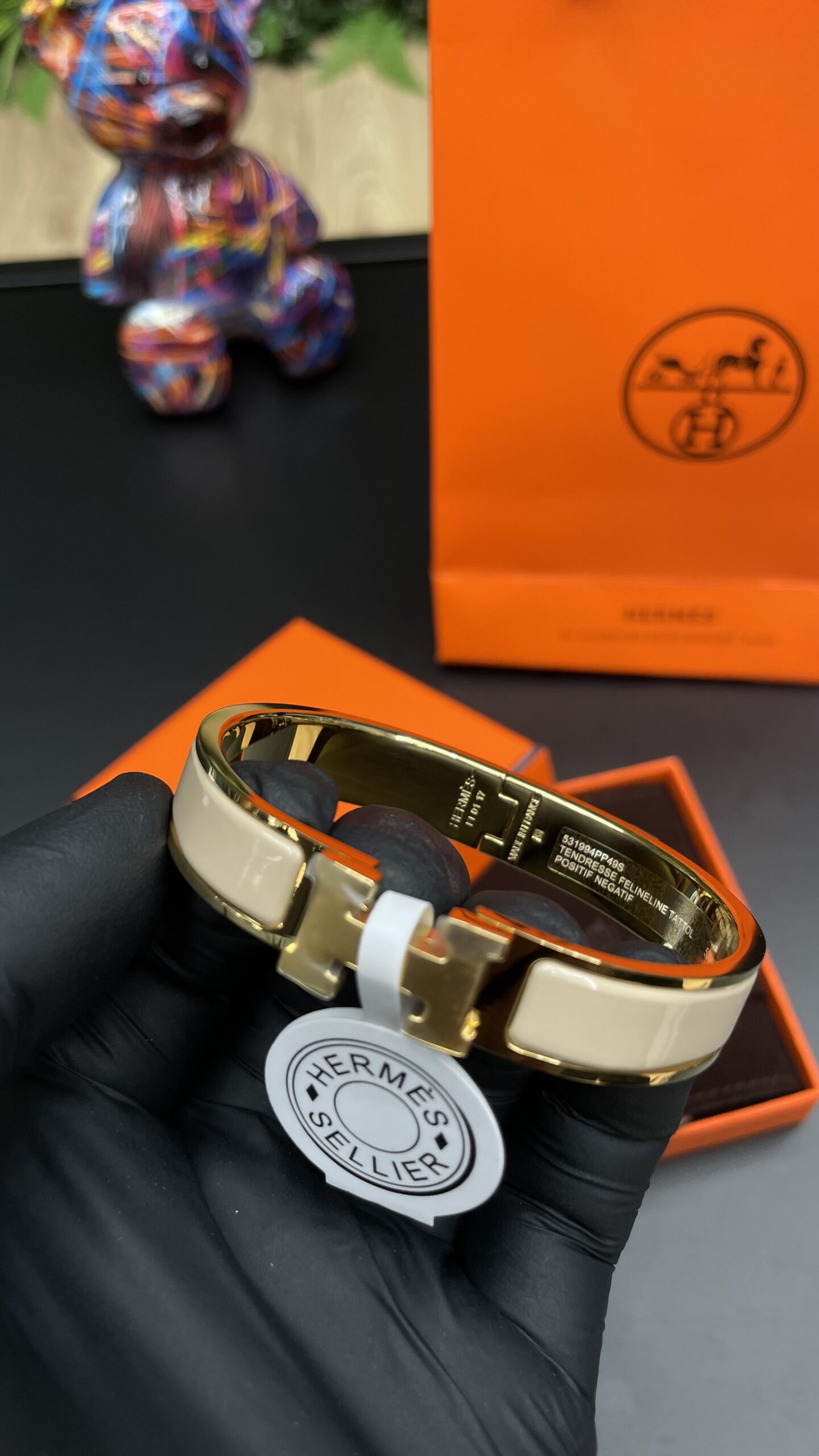 Hermes Clic H Bracelet Gold Butter Yellow - Image 2