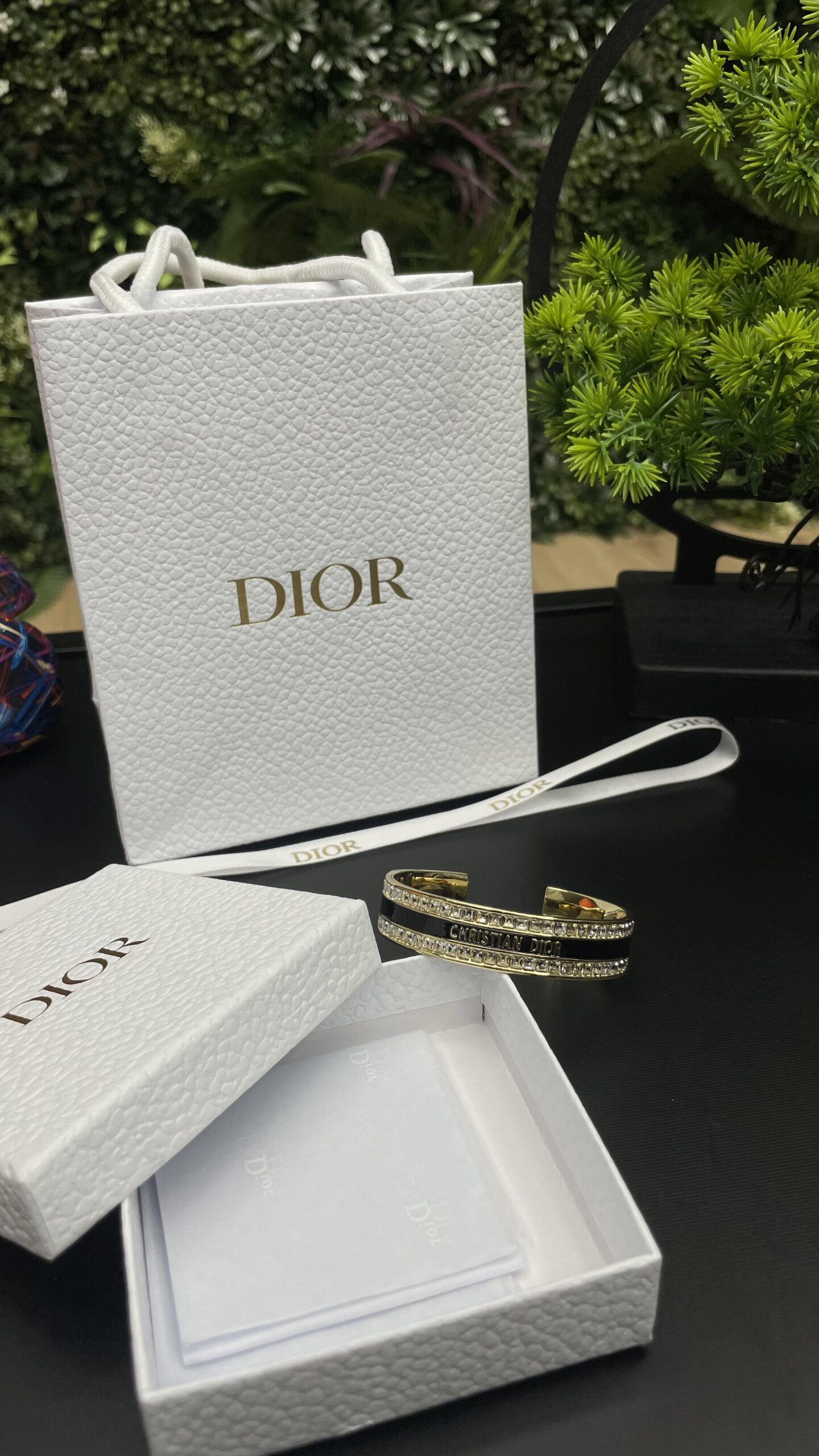 Christian Dior Bracelet Gold/Black - Image 1