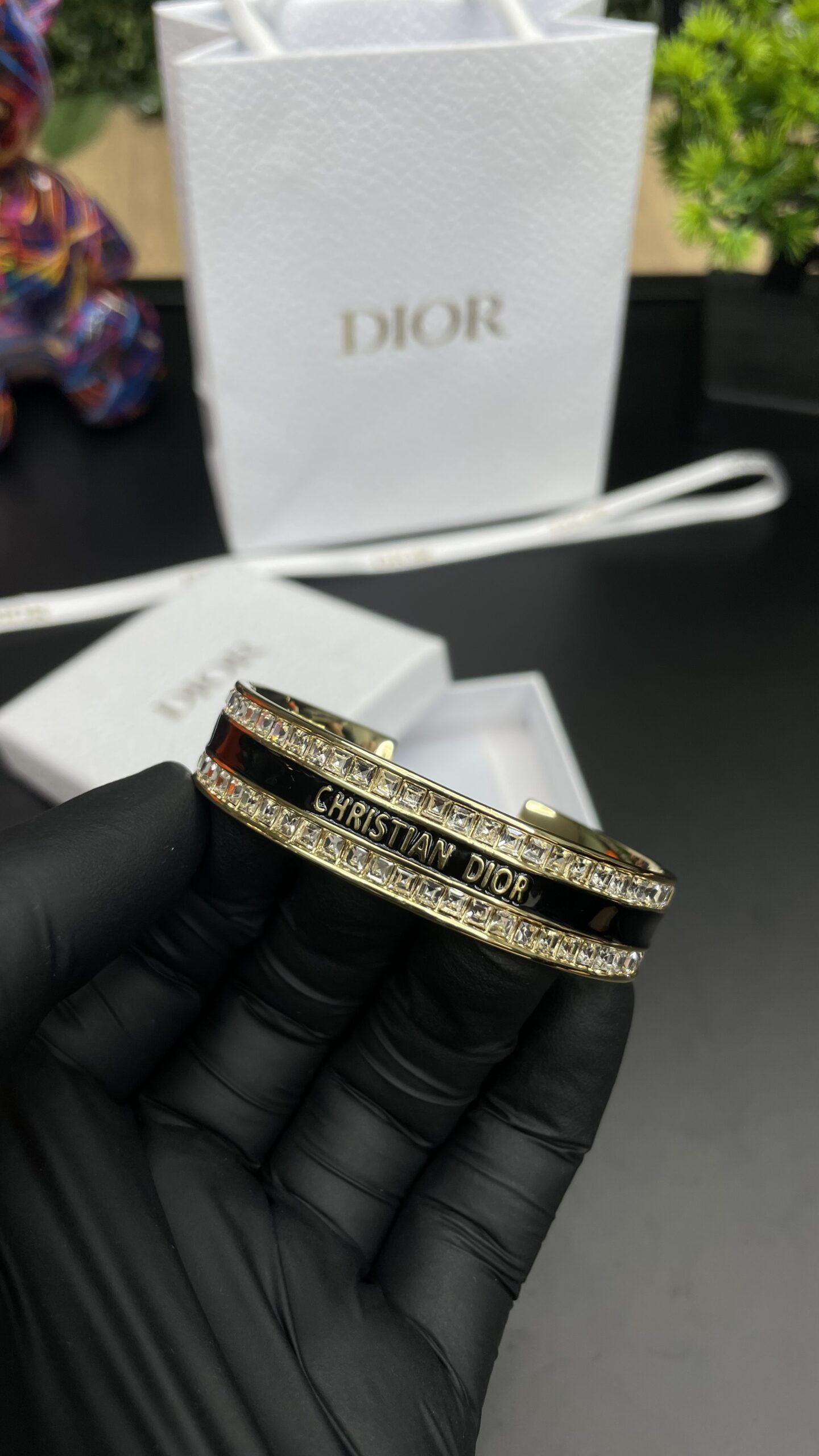Christian Dior Bracelet Gold/Black - Image 2