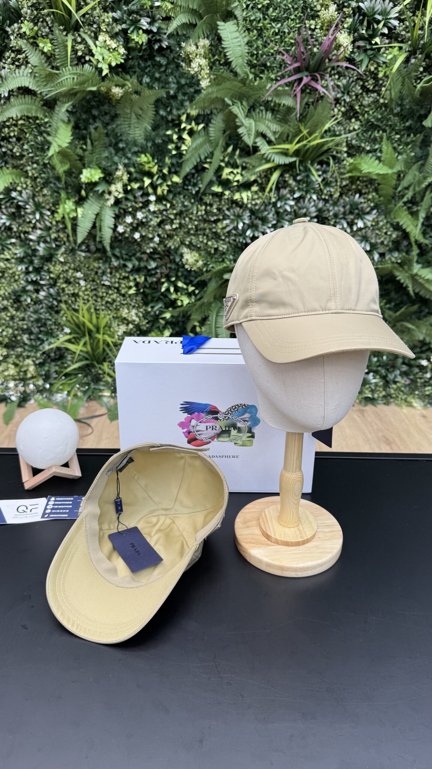 Prada Baseball Cap Beige - Image 2