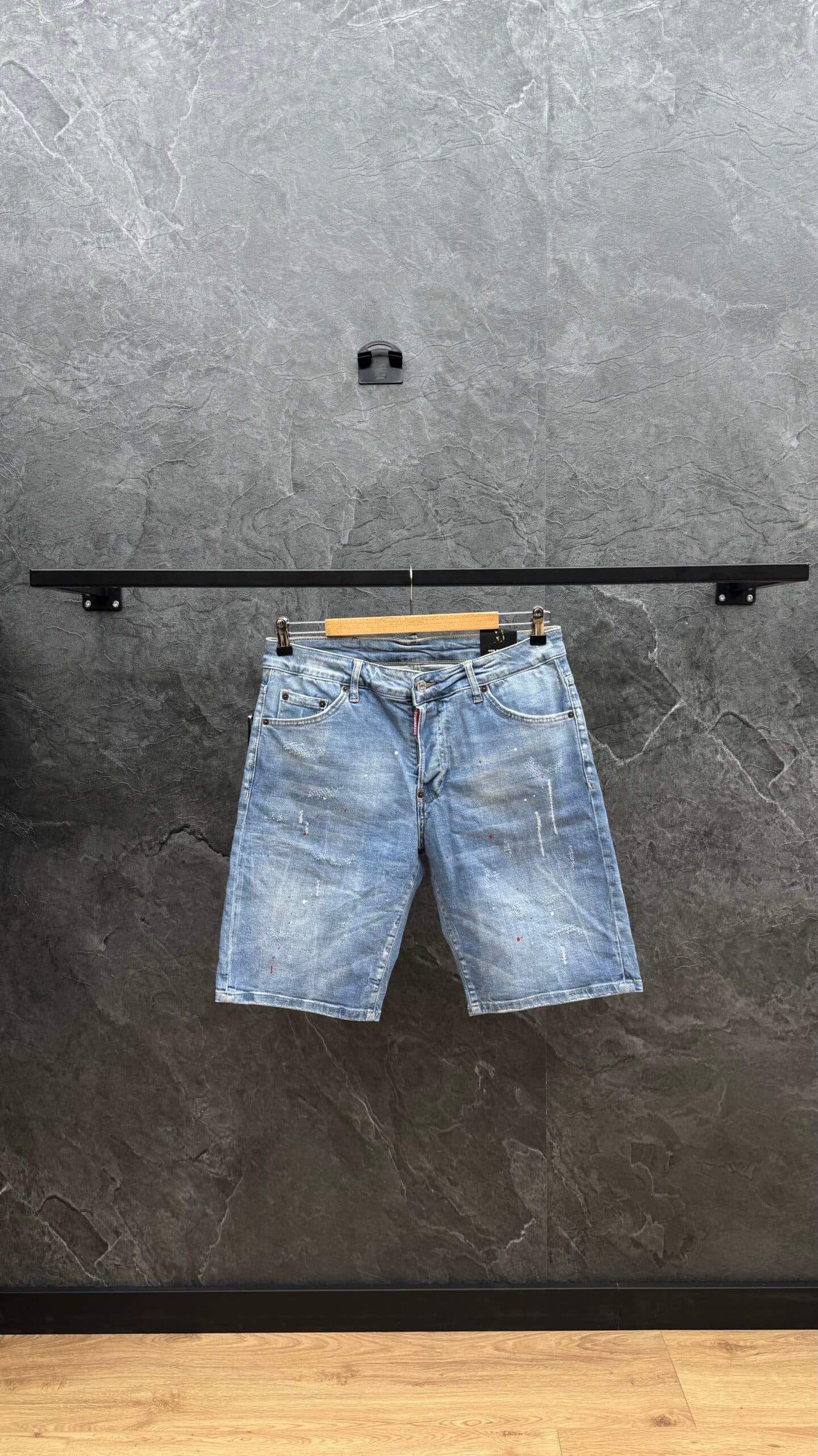 Dsquared2 Made With Love Short Jeans Blue ( Big Size )