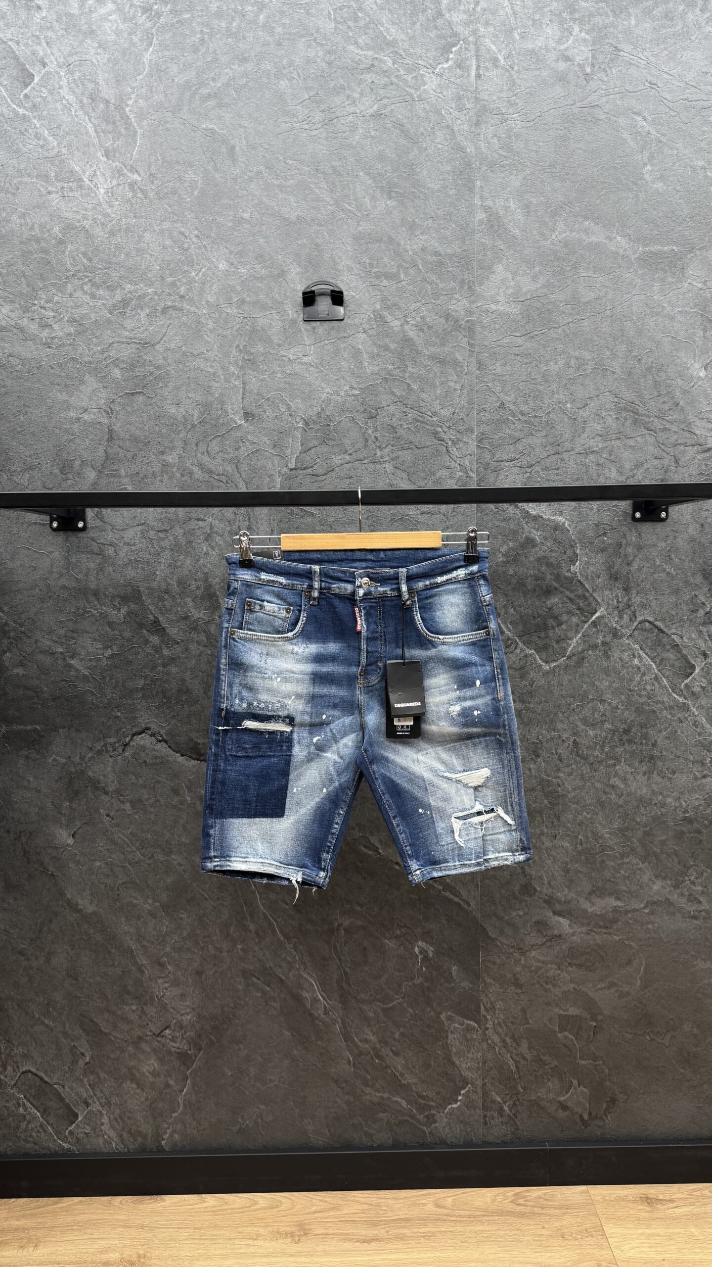 Dsquared2 Multocolor Short Jeans Dark Blue - Image 1