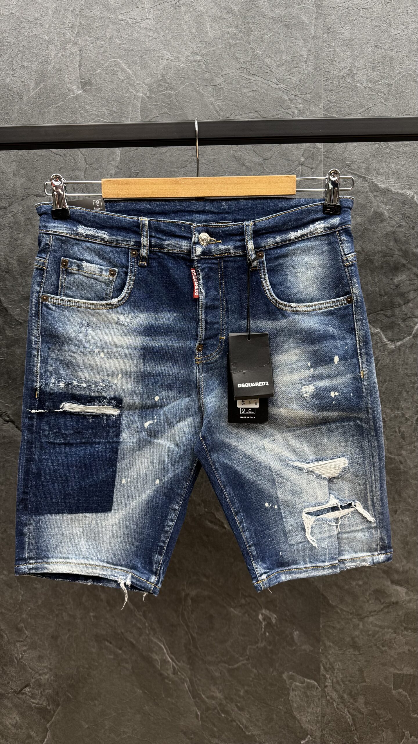 Dsquared2 Multocolor Short Jeans Dark Blue - Image 2