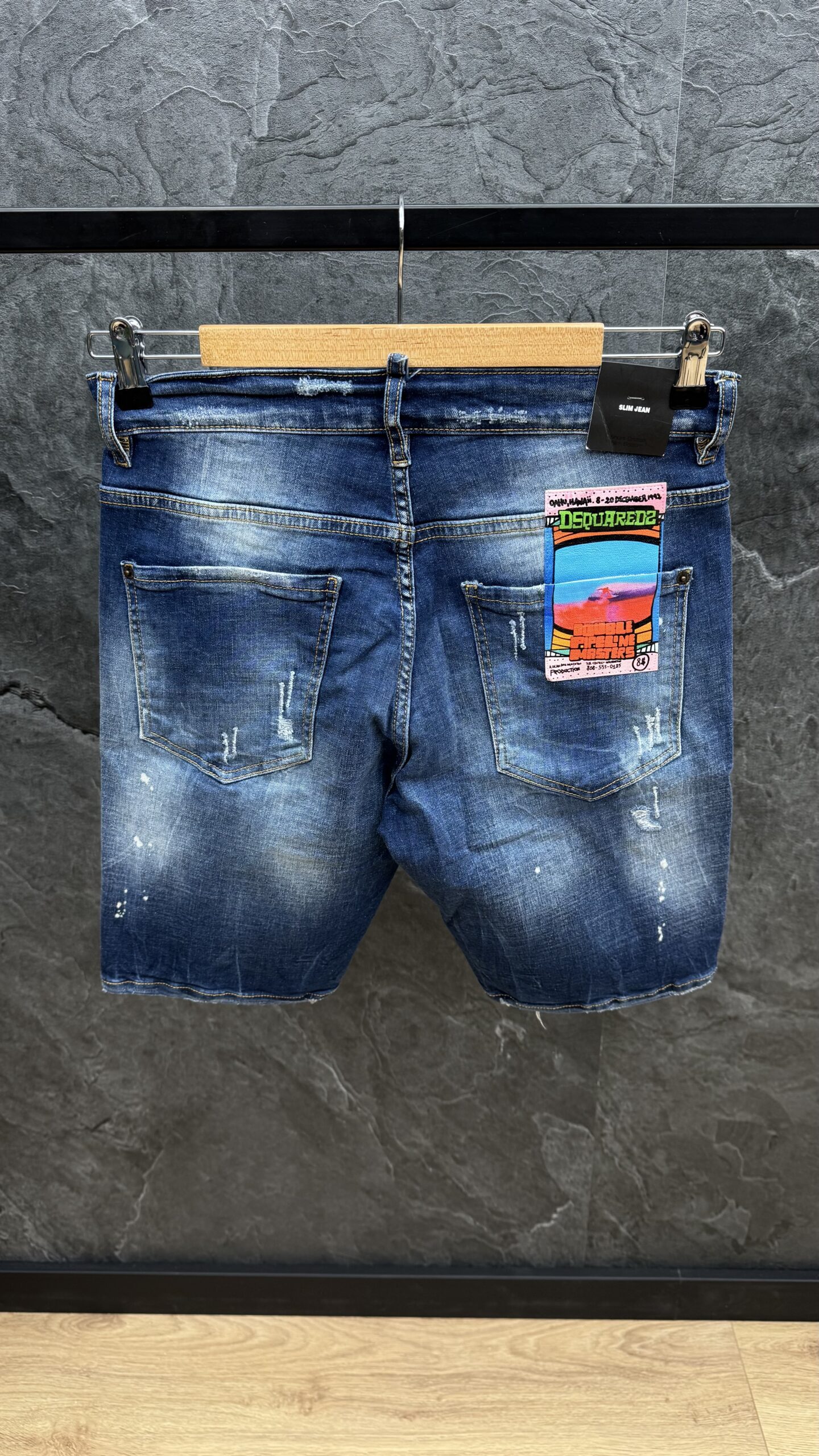Dsquared2 Multocolor Short Jeans Dark Blue - Image 3
