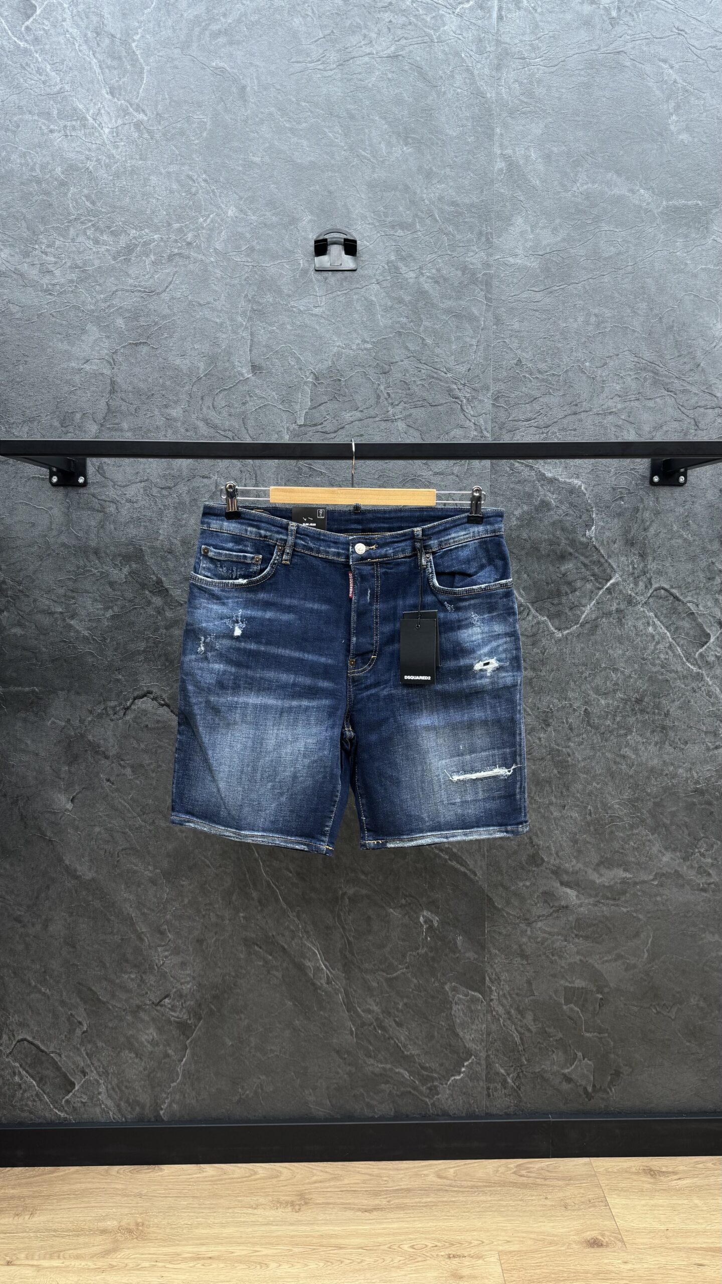 Dsquared2 1964 Short Jeans Dark Blue - Image 1
