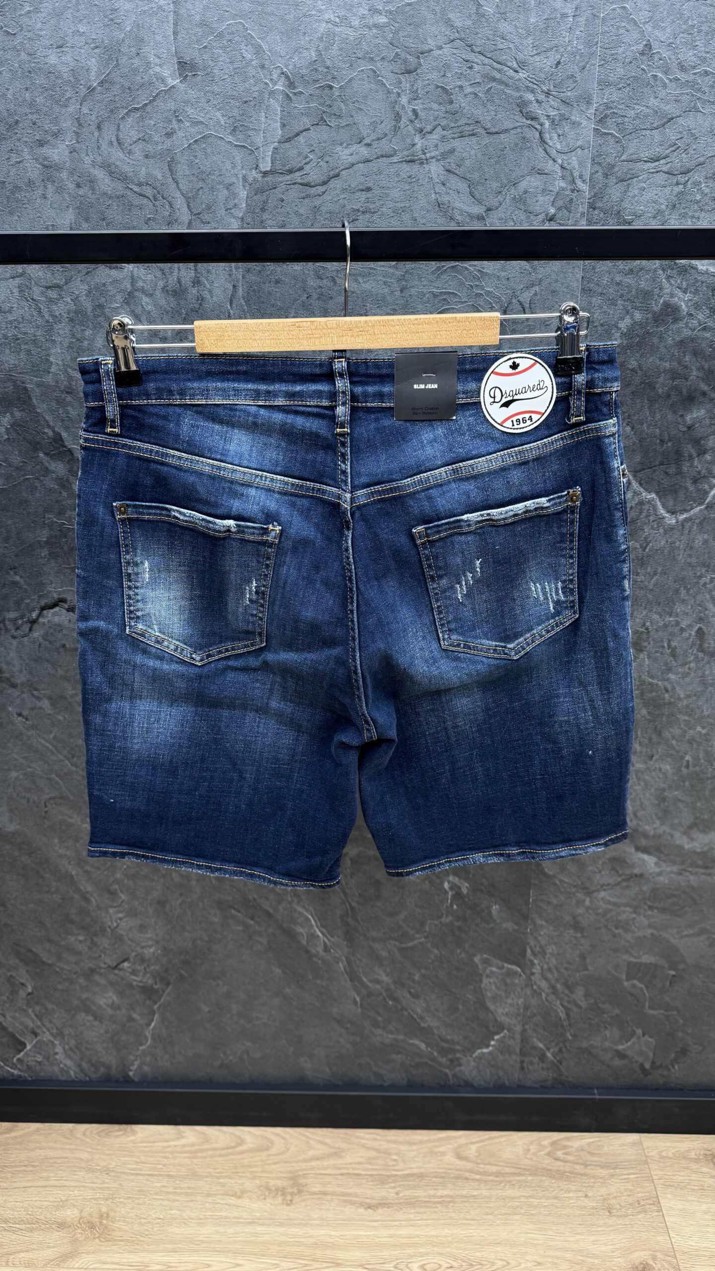 Dsquared2 1964 Short Jeans Dark Blue - Image 3