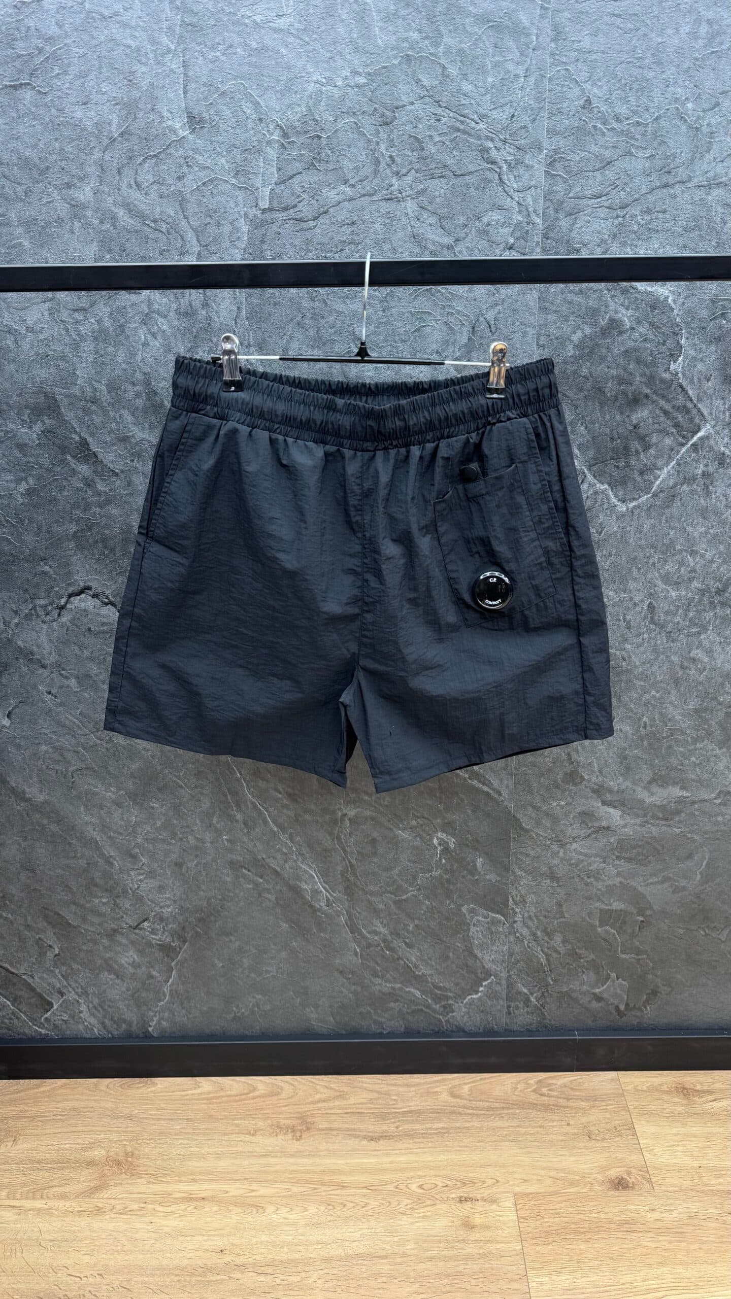 C.P. Company Front Batch Swim Short Black