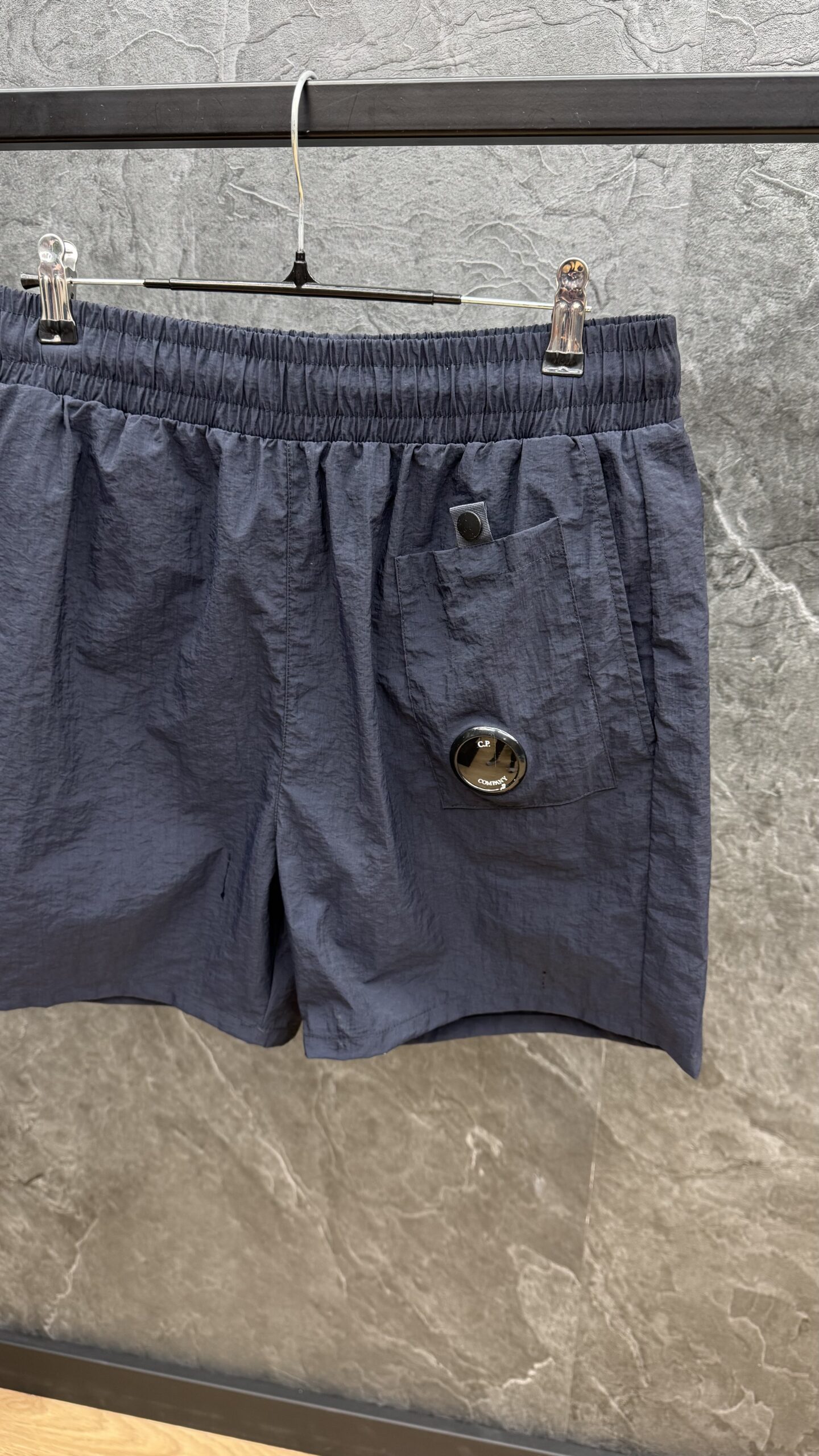 C.P. Company Front Batch Swim Short Navy Blue - Image 2