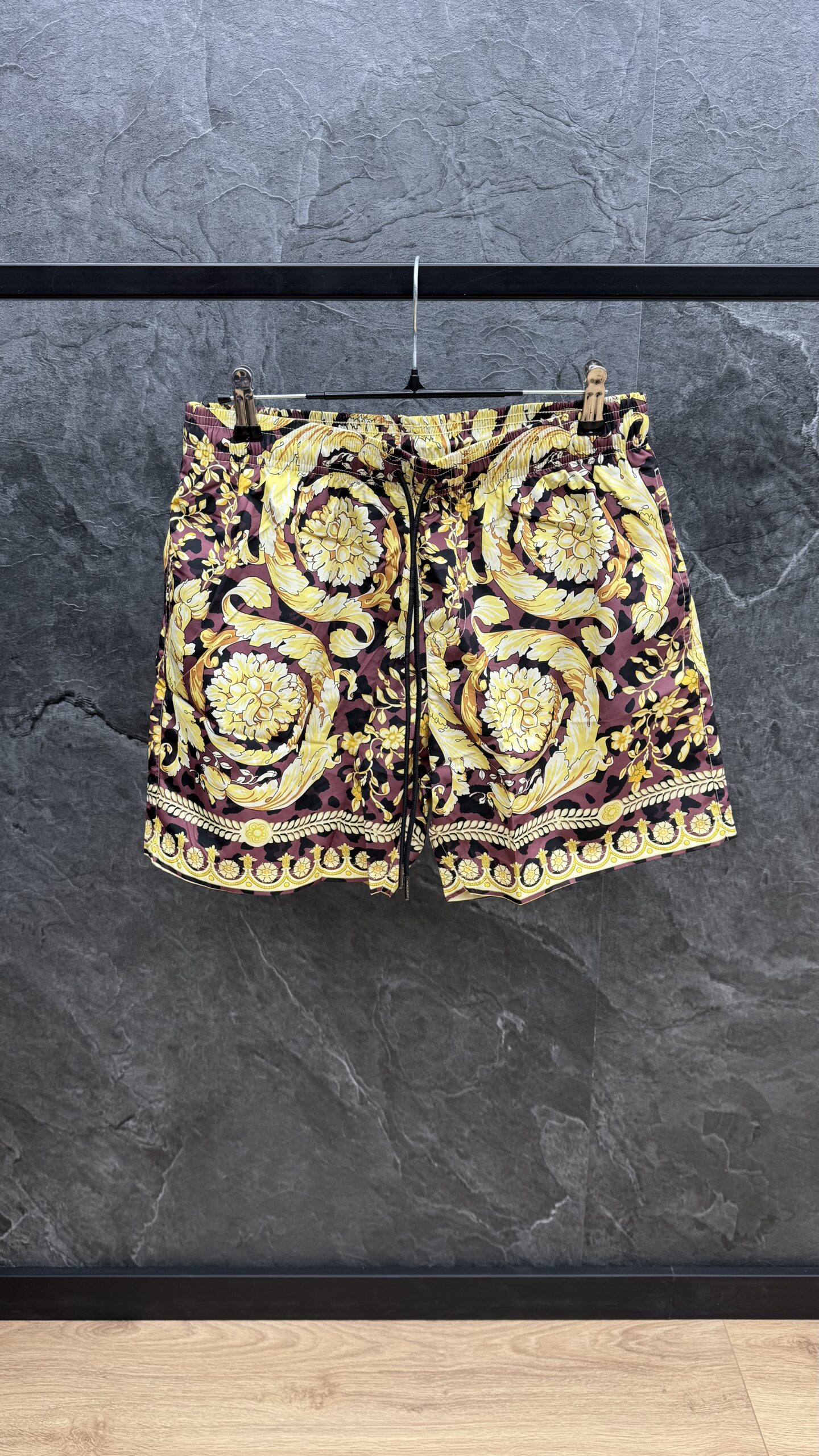 Versace Printed Swim Short - Image 1