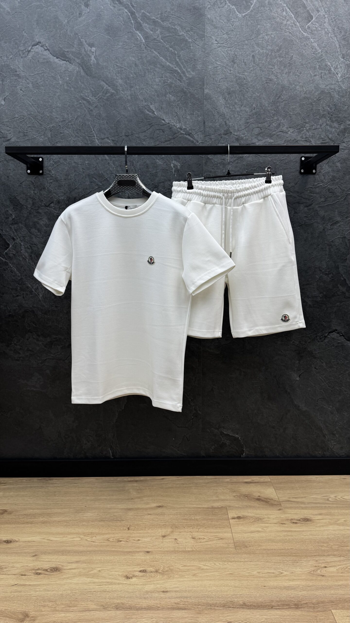 Moncler Logo Summer Set White - Image 1