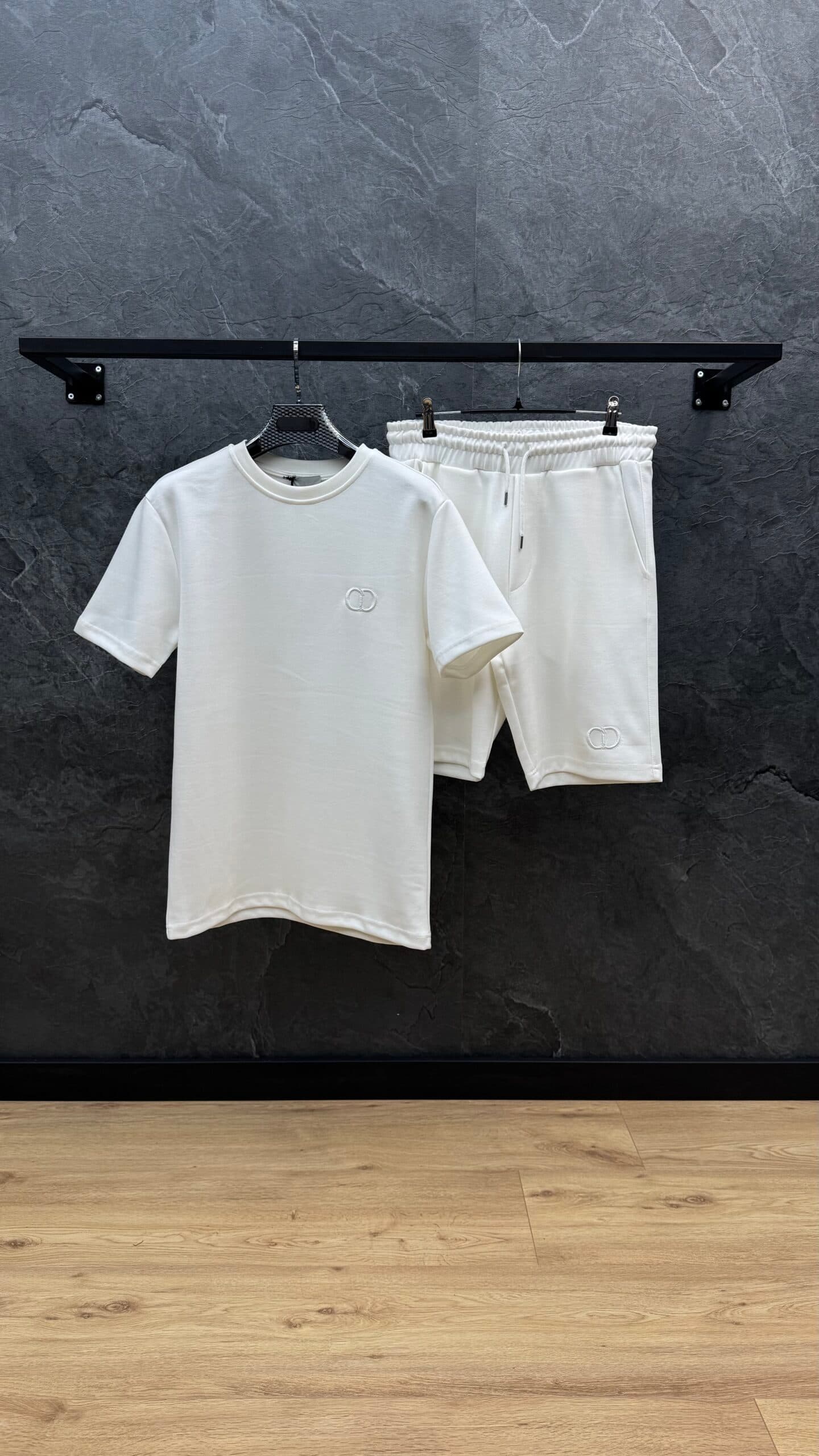 Dior Cd Logo Summer Set White