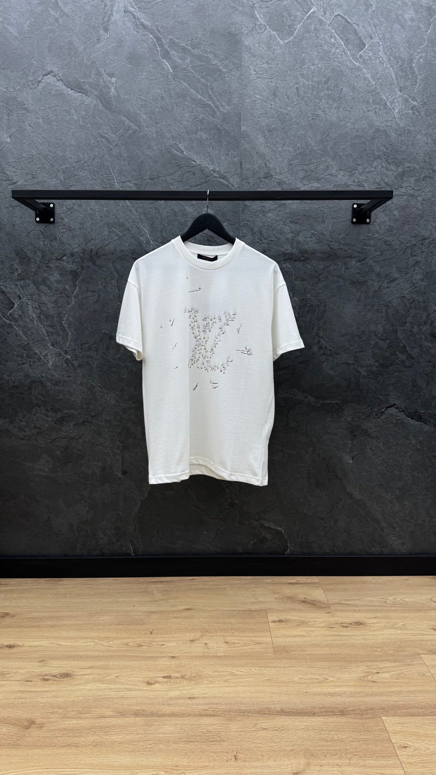 Louis Vuitton Abstract Bird Monogram T Shirt White