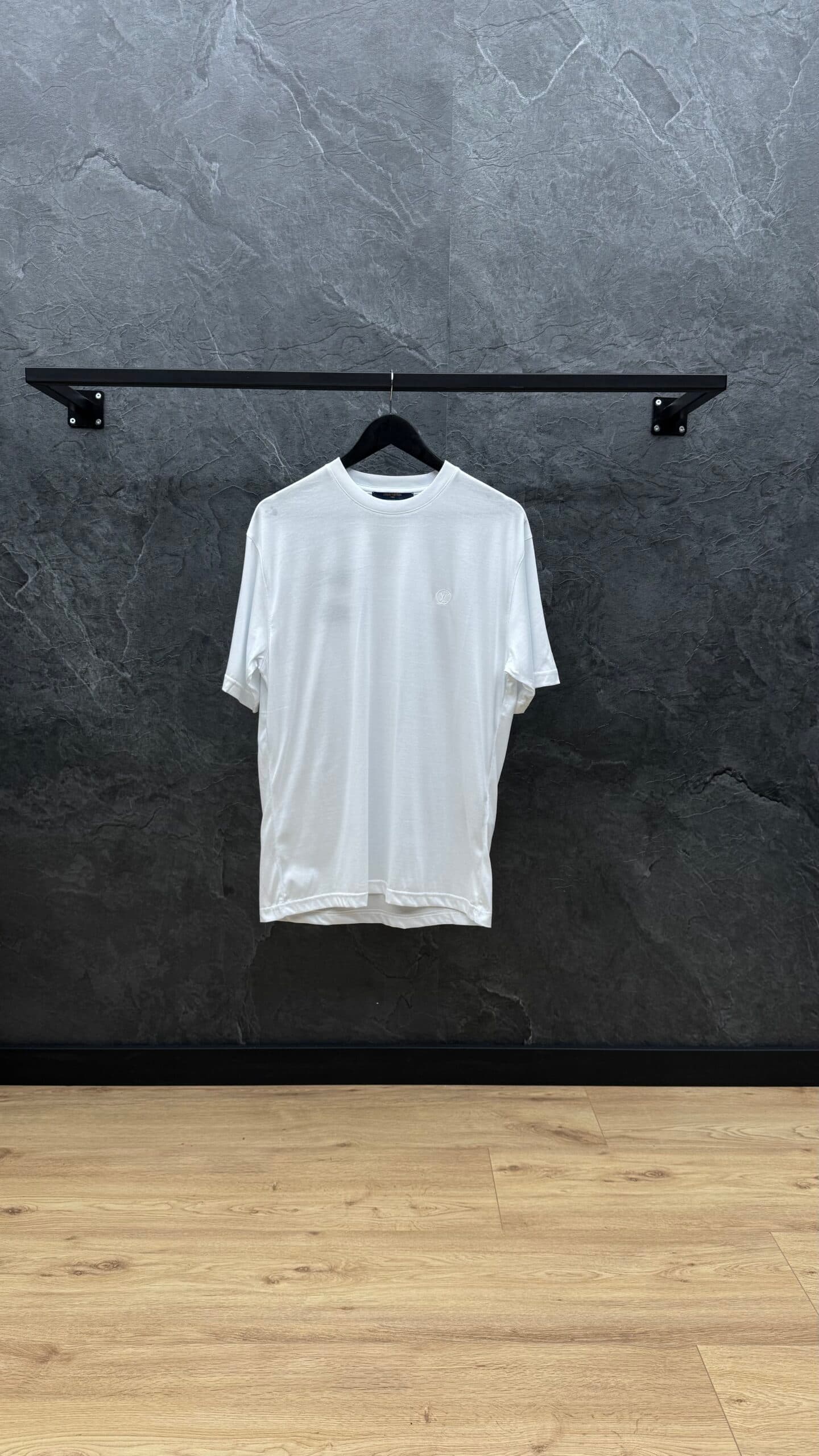 Louis Vuitton Embossed Lv Mini Logo White