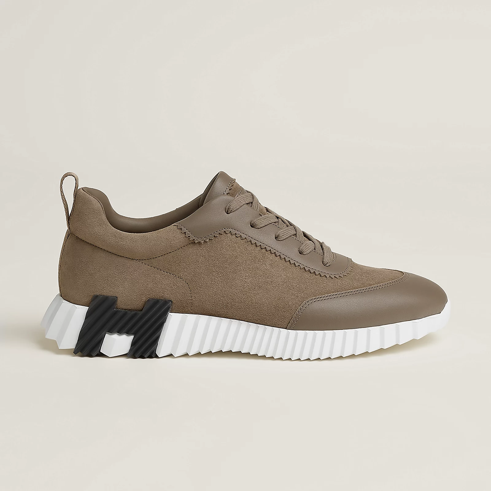 Hermes Bouncing Sneakers Suède Mocha - Image 1