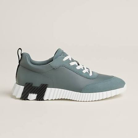 Hermes Bouncing Sneakers Turquoise Black H - Image 1