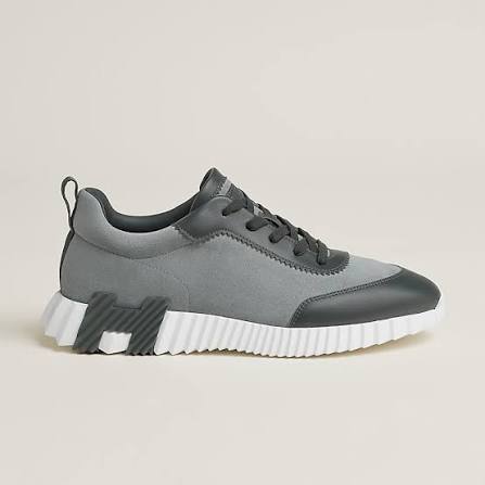 Hermes Bouncing Sneakers Suède Dark Grey - Image 1