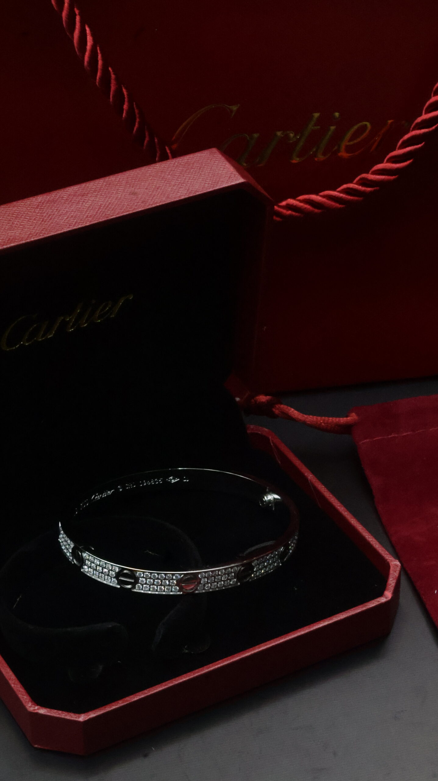 Cartier Love bracelet Silver Jade - Image 1