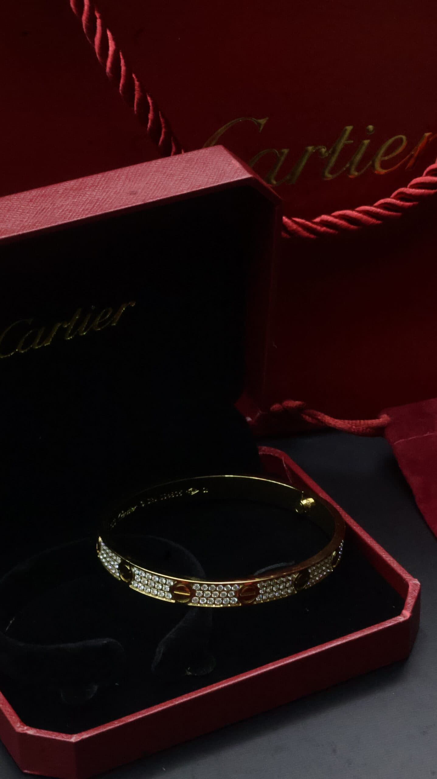 Cartier Love bracelet Gold Jade