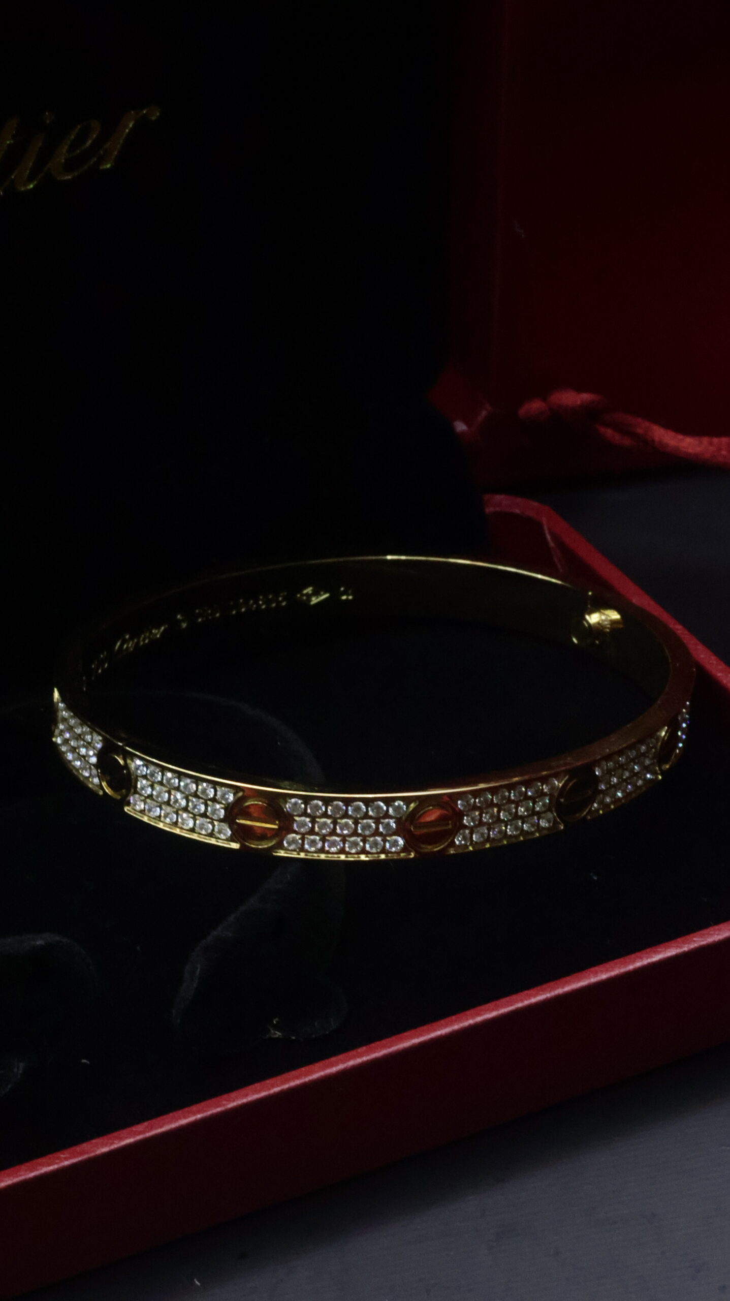 Cartier Love bracelet Gold Jade - Image 2