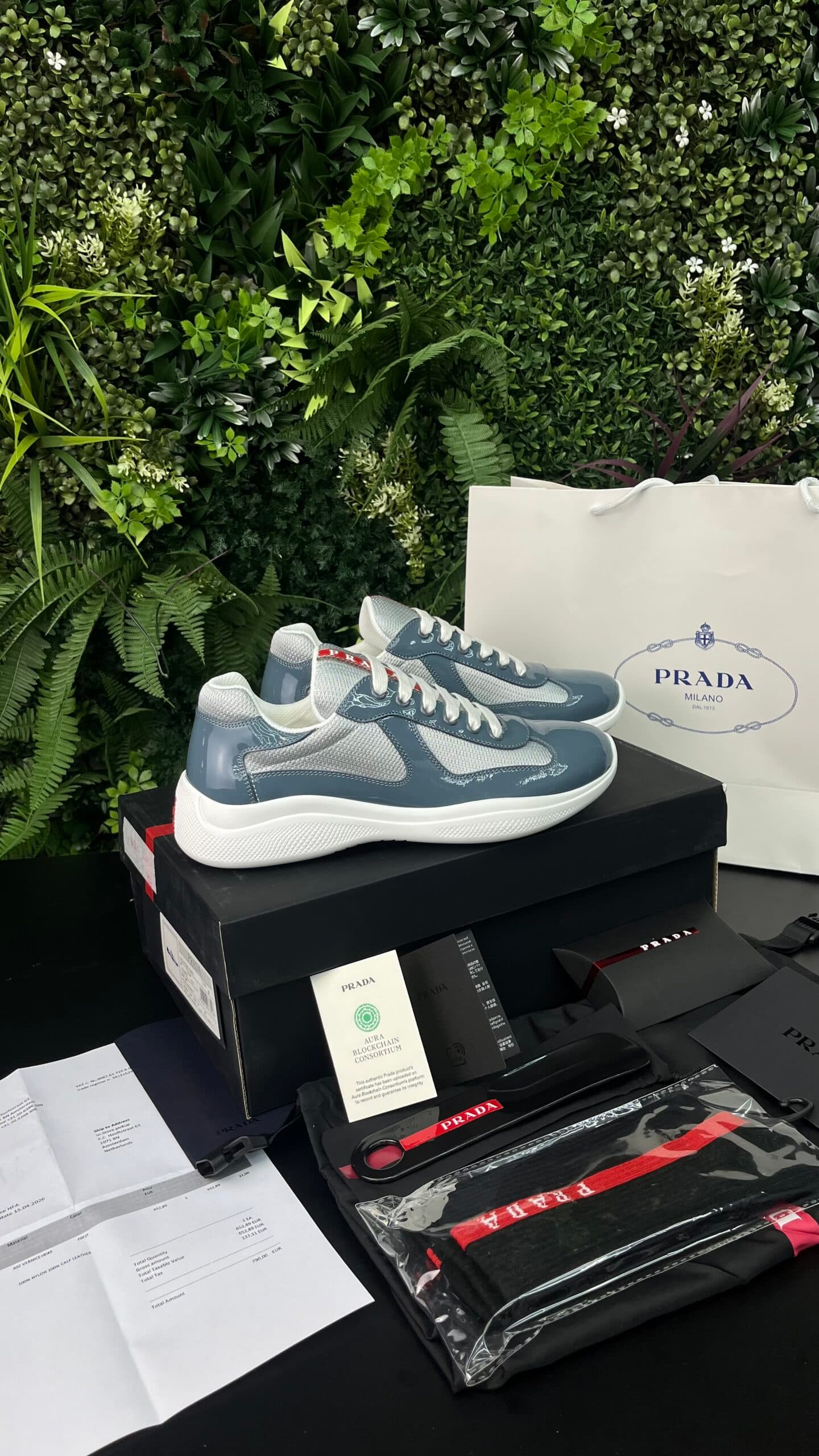 Prada America’s Cup Marina Blue Silver