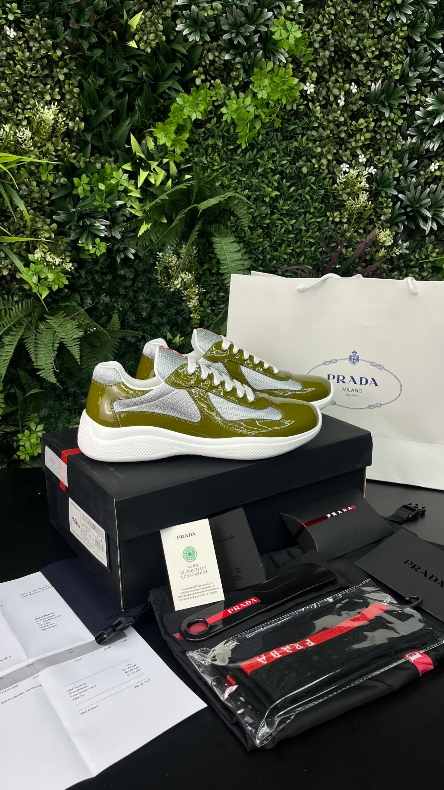 Prada America’s Cup Olive Green