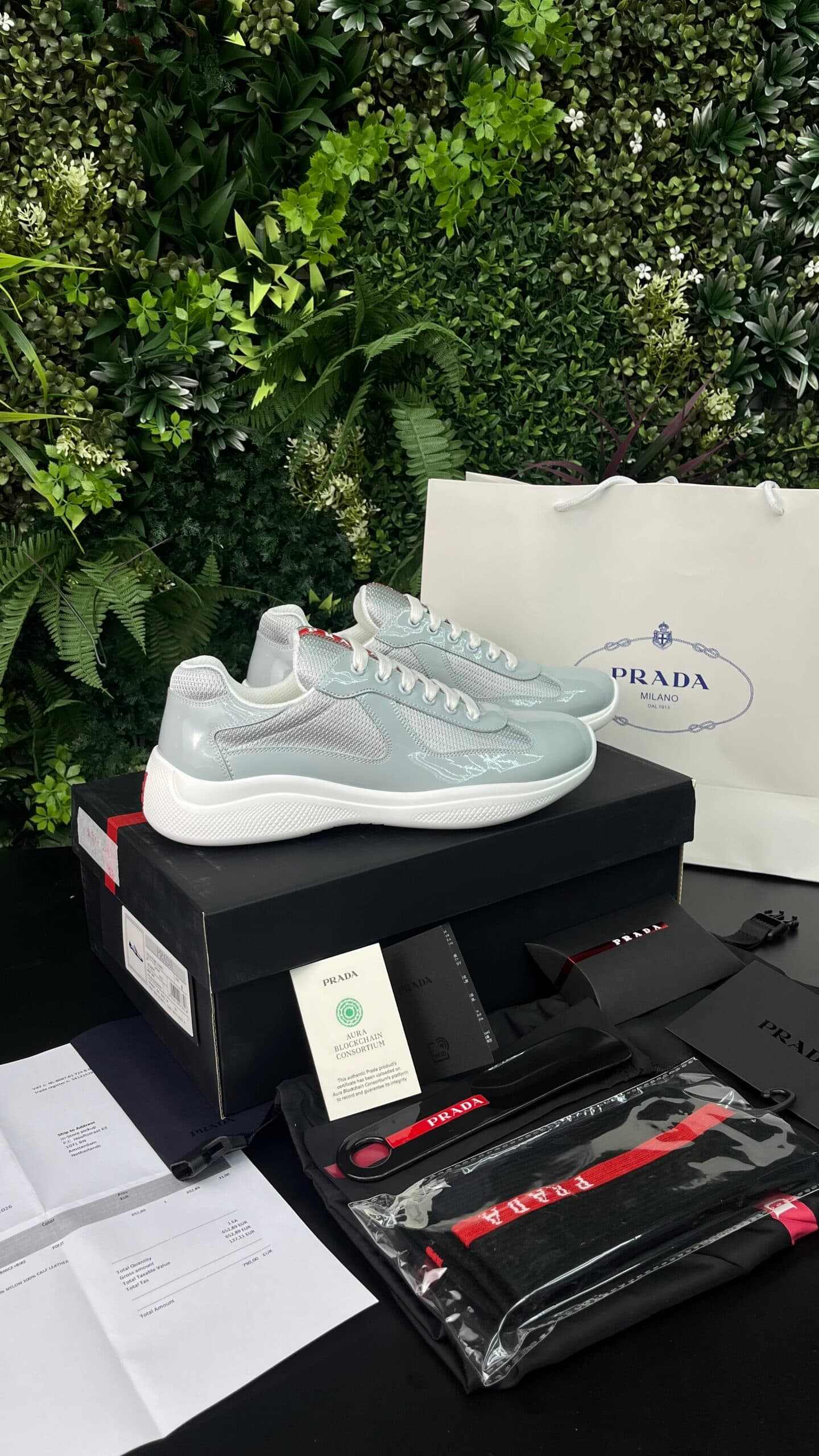 Prada America’s Cup Silver Grey