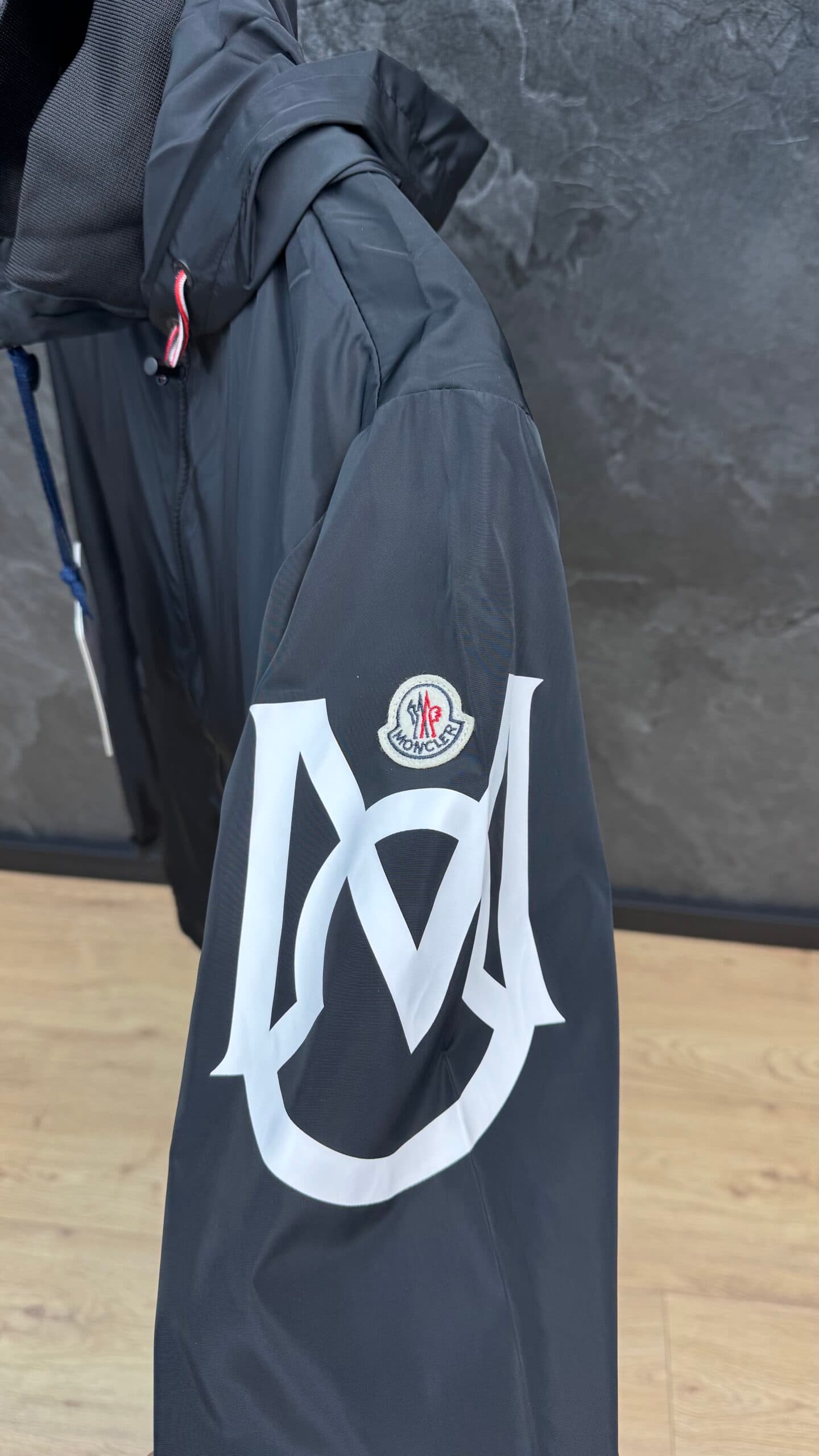 Moncler Grenoble M Logo Jacket Black - Image 2