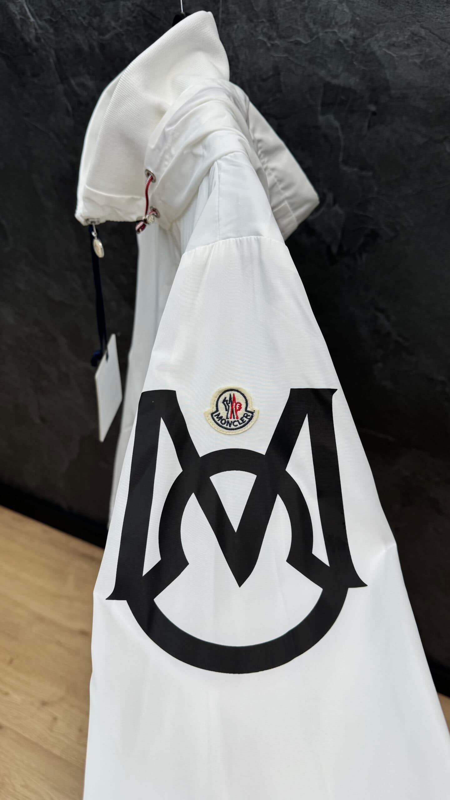 Moncler Grenoble M Logo Jacket White - Image 2