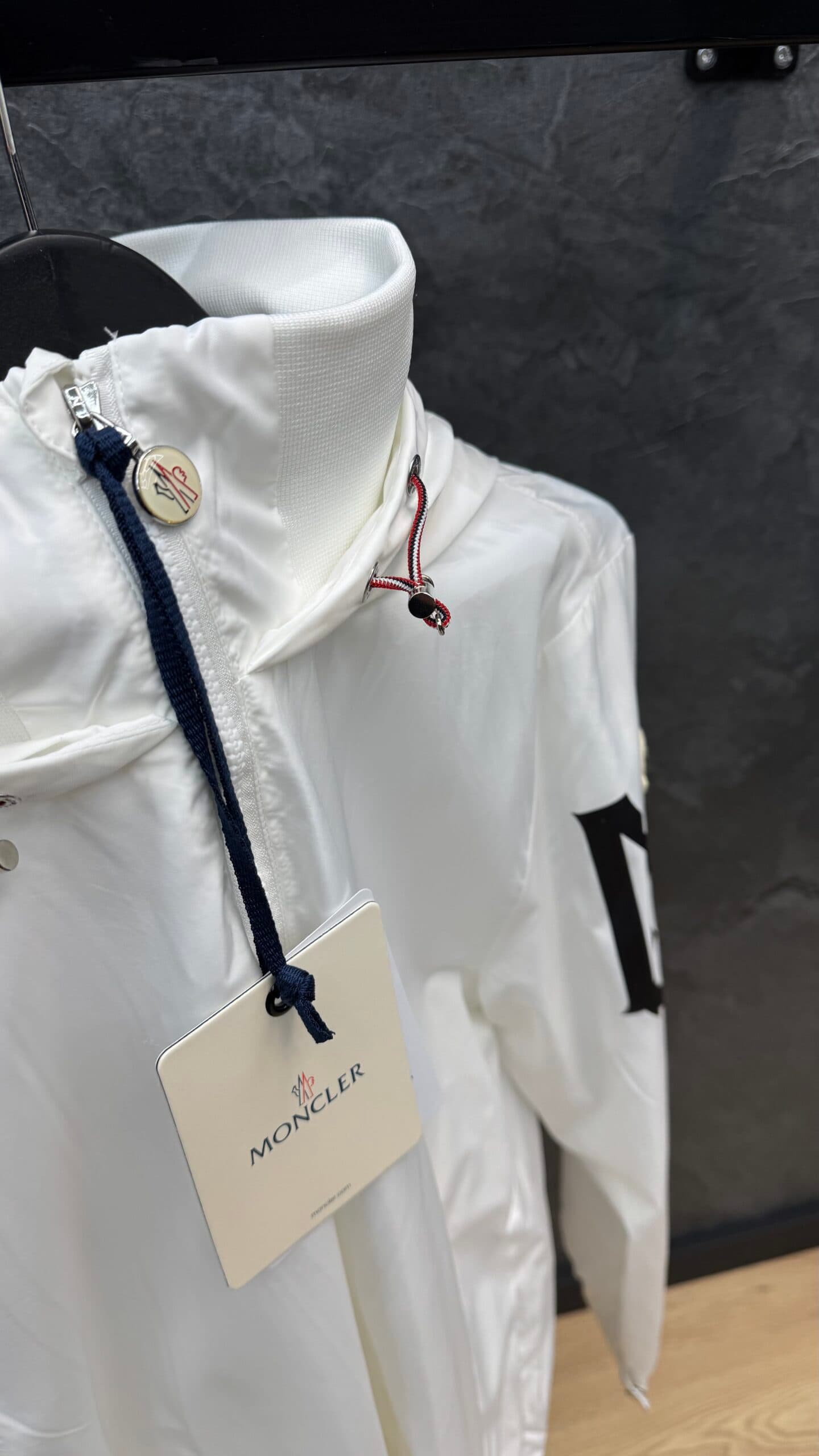 Moncler Grenoble M Logo Jacket White - Image 3