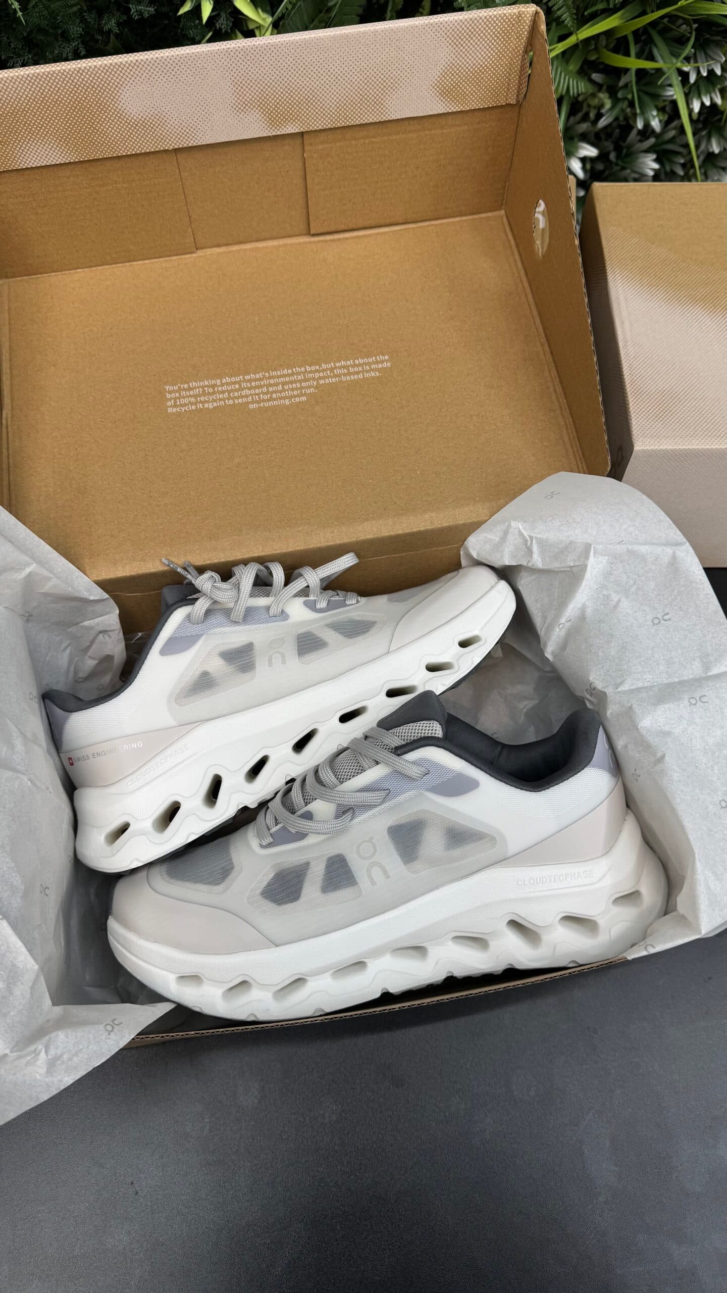 On Running Cloudtilt Remix Sneakers White Grey