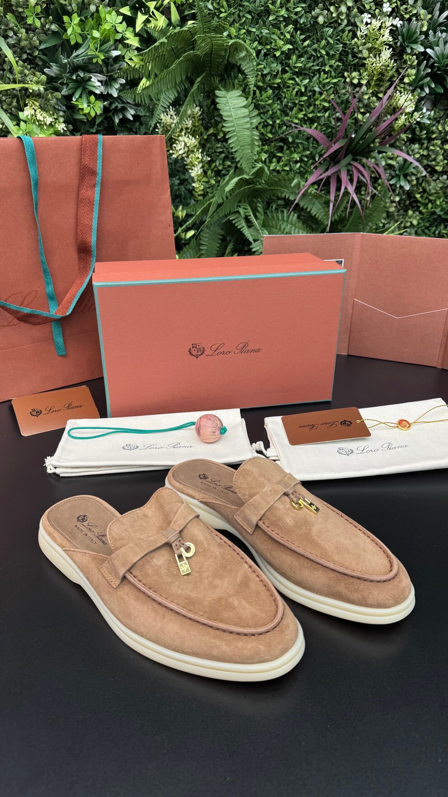 Loro Piana Summer charm walk flats Brown