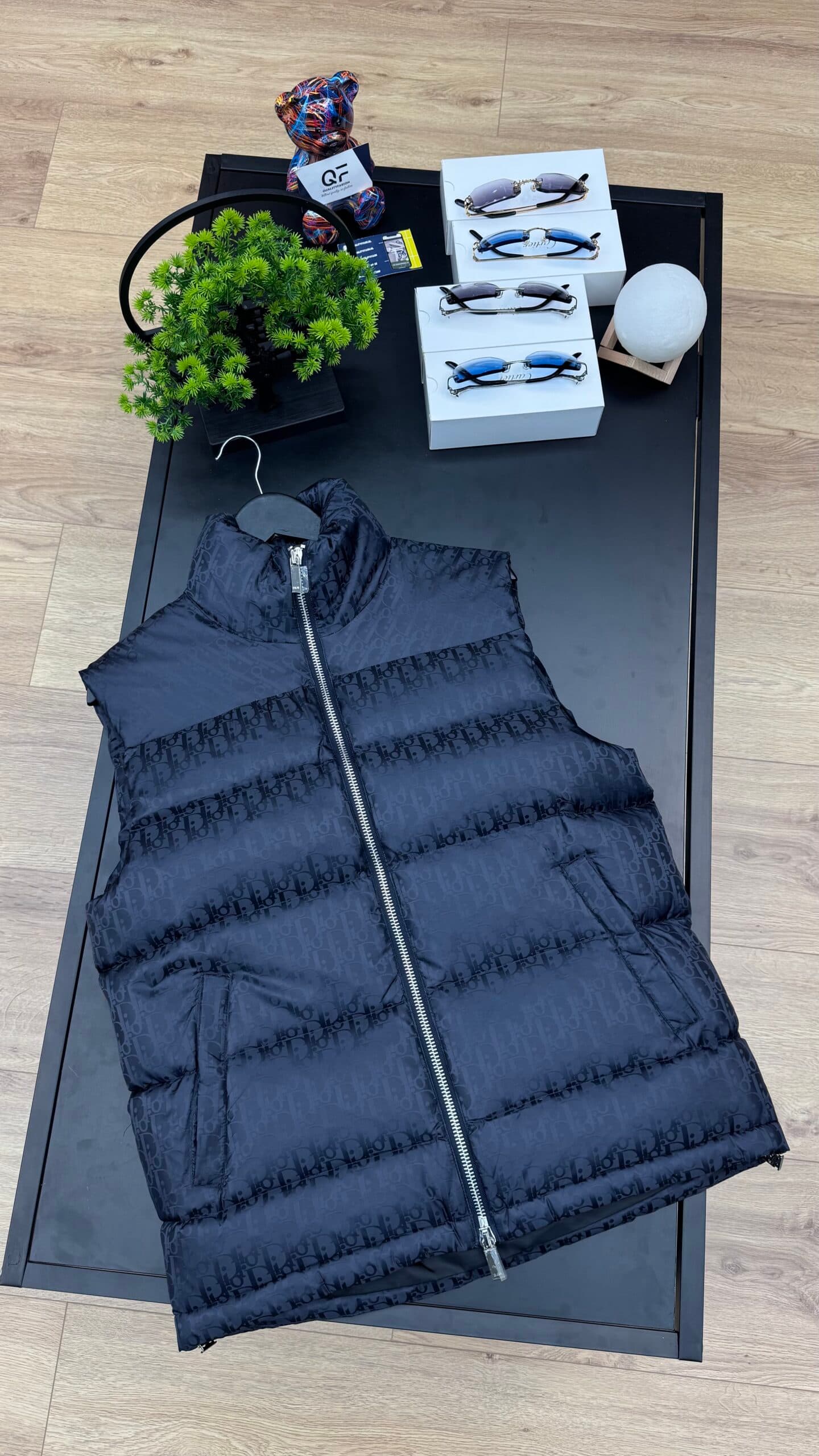 Dior Oblique Bodywarmer Navy Blue
