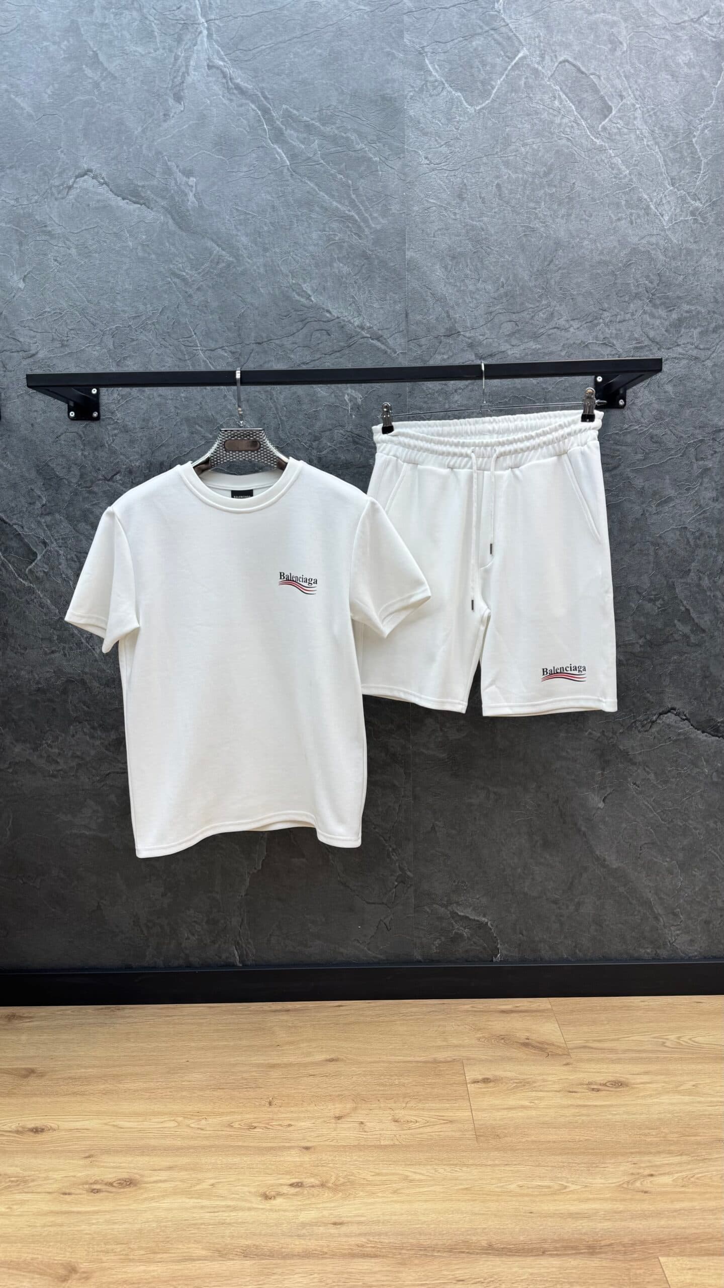 Balenciaga Political Summer Set White