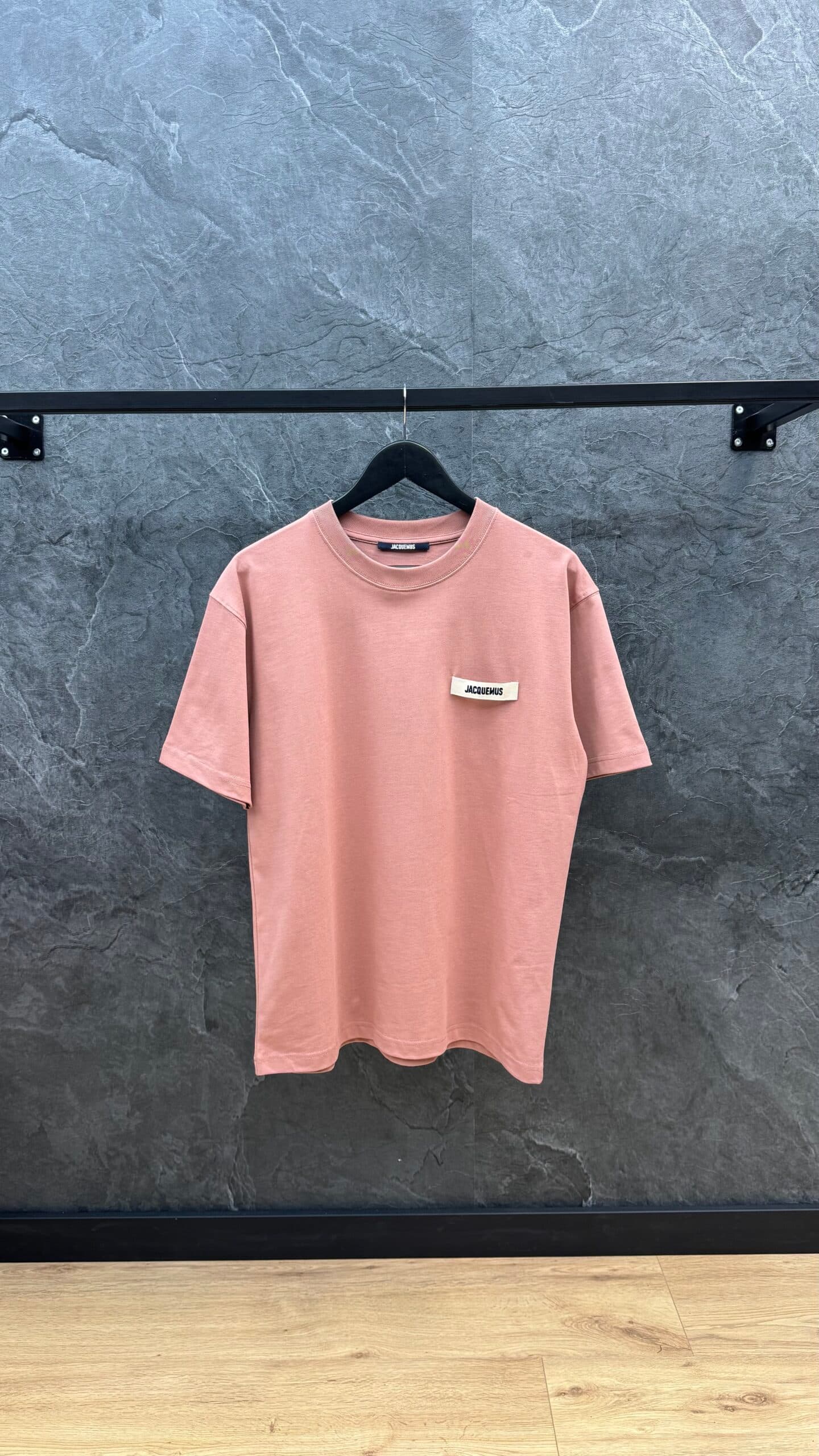 Jacquemus Gros Grain T-shirt Salmon Pink