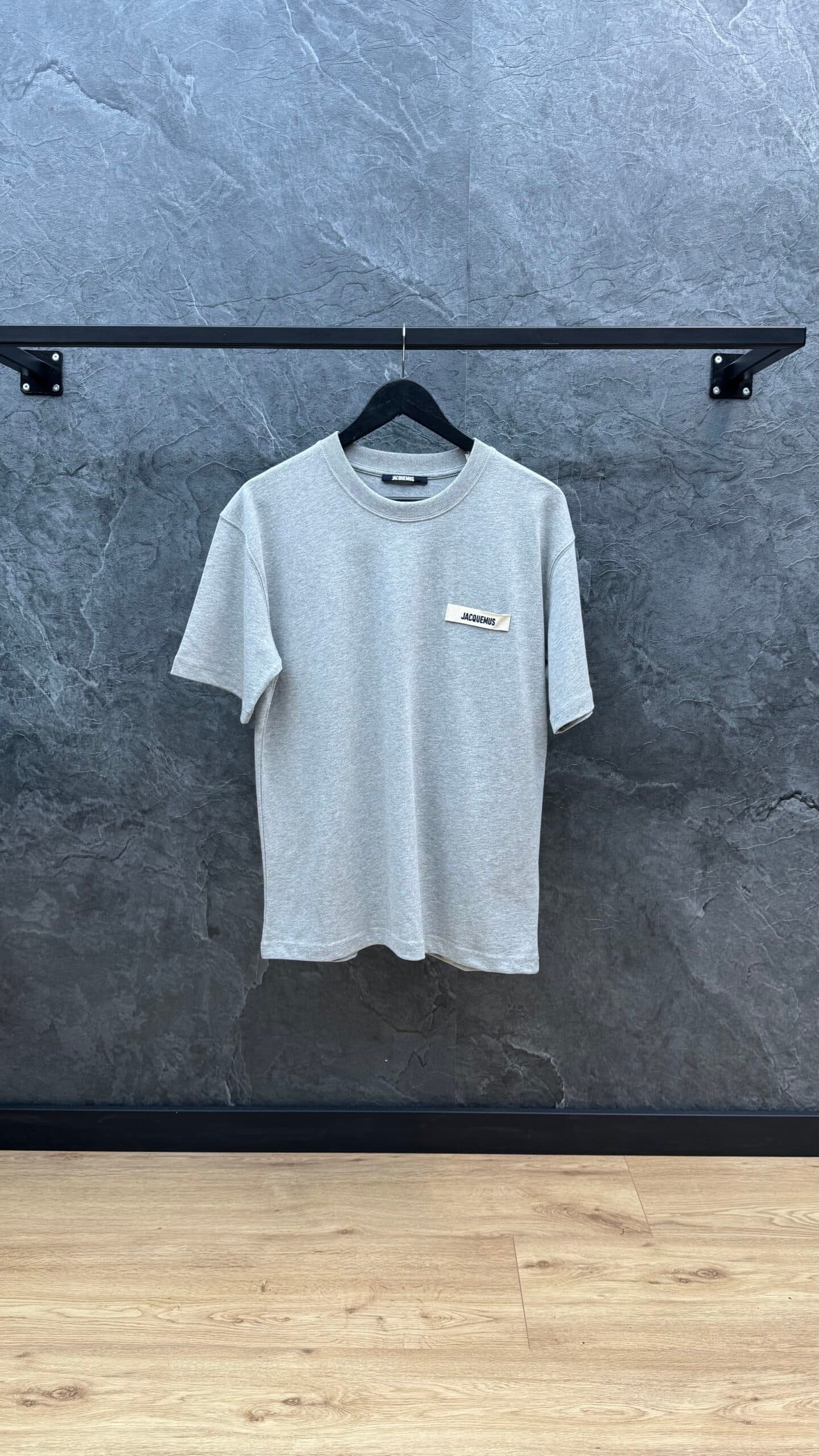 Jacquemus Gros Grain T-shirt Grey