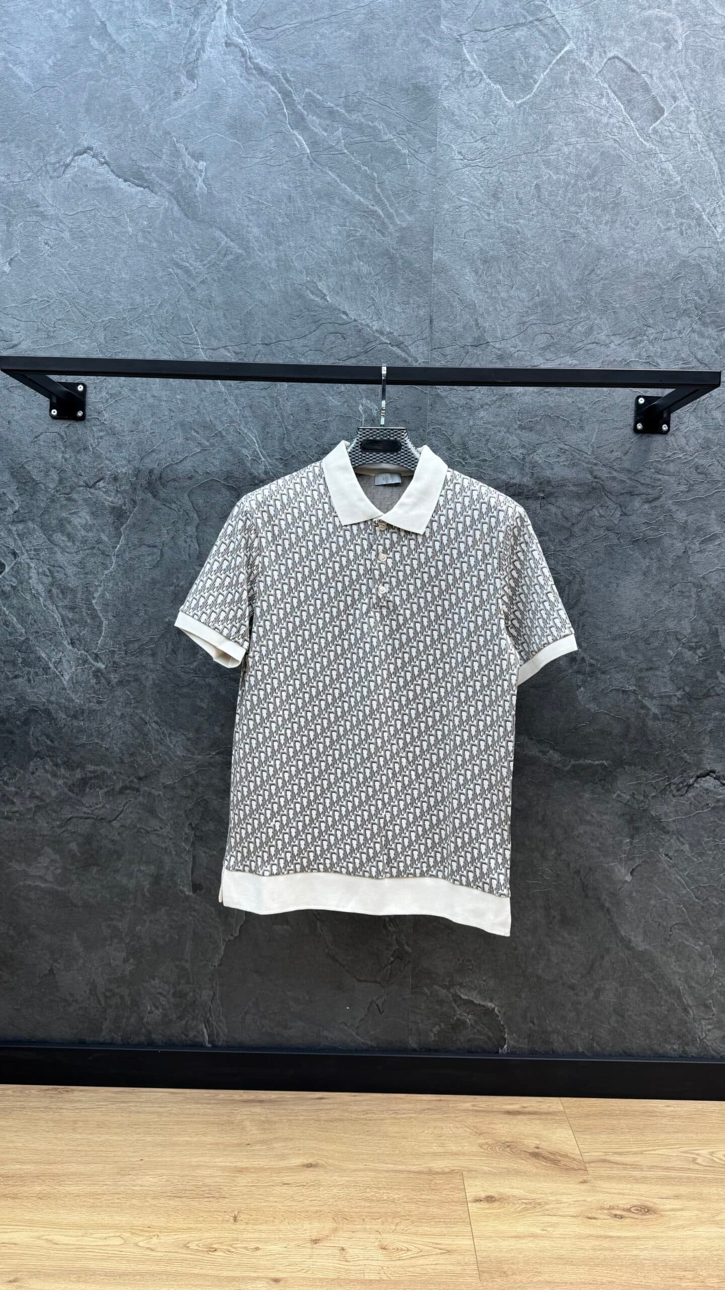 Dior Oblique Monogram Polo Beige