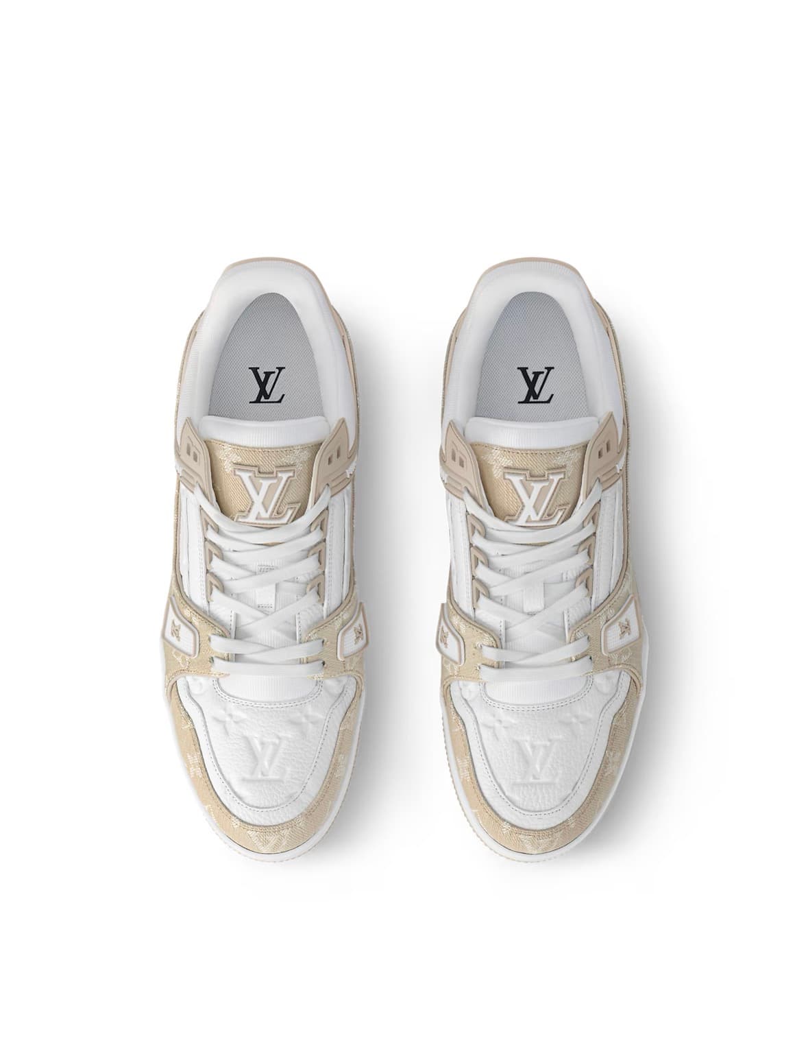 Louis Vuitton Monogram Trainers Beige - Image 3