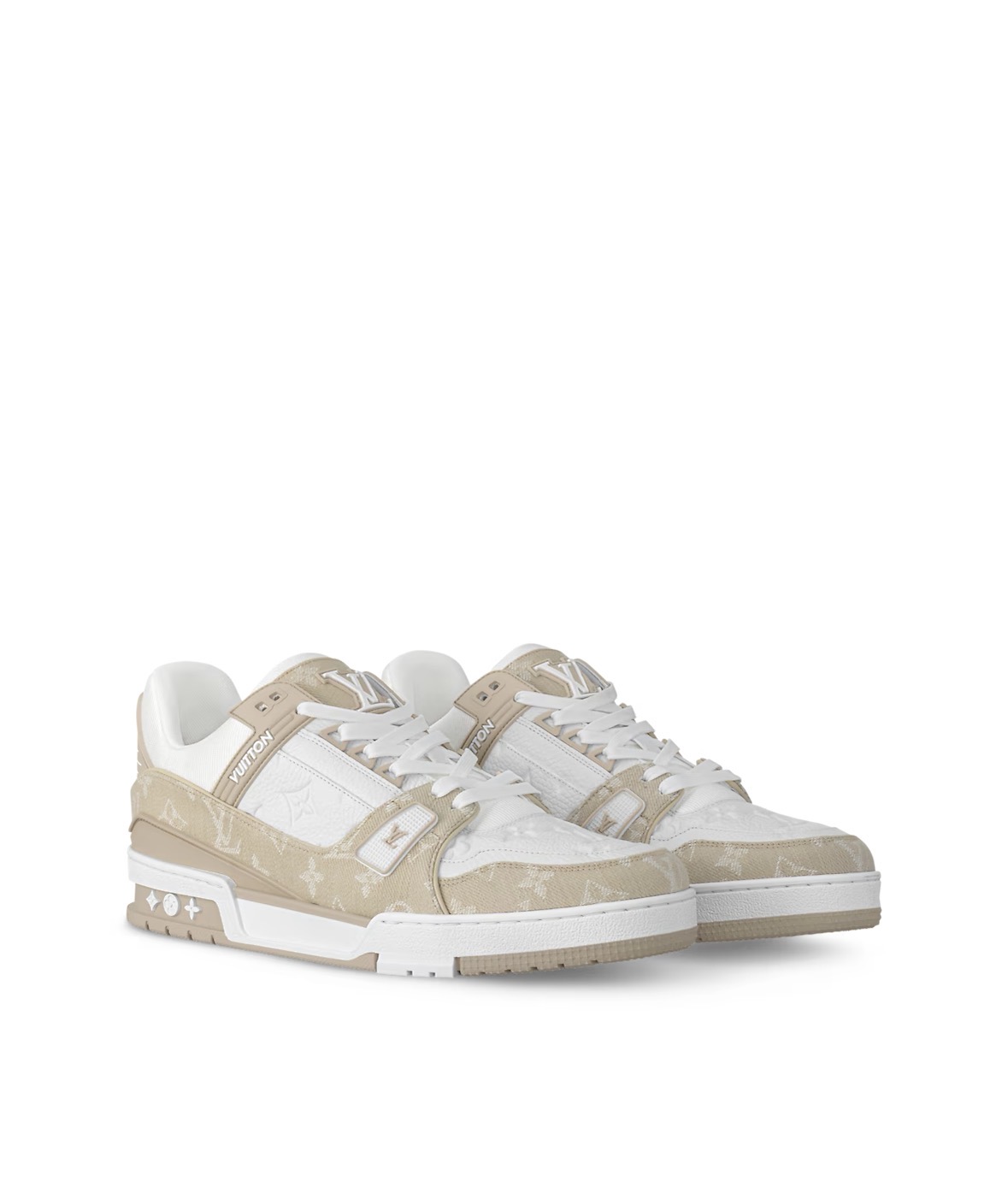 Louis Vuitton Monogram Trainers Beige - Image 2