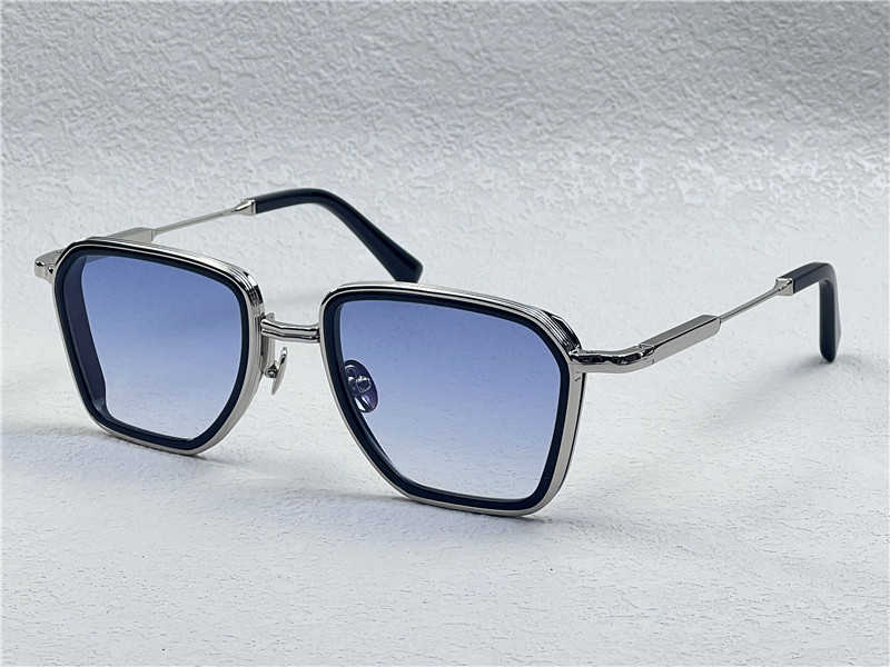 John Dalia Andre Glasses Silver Black - Image 1