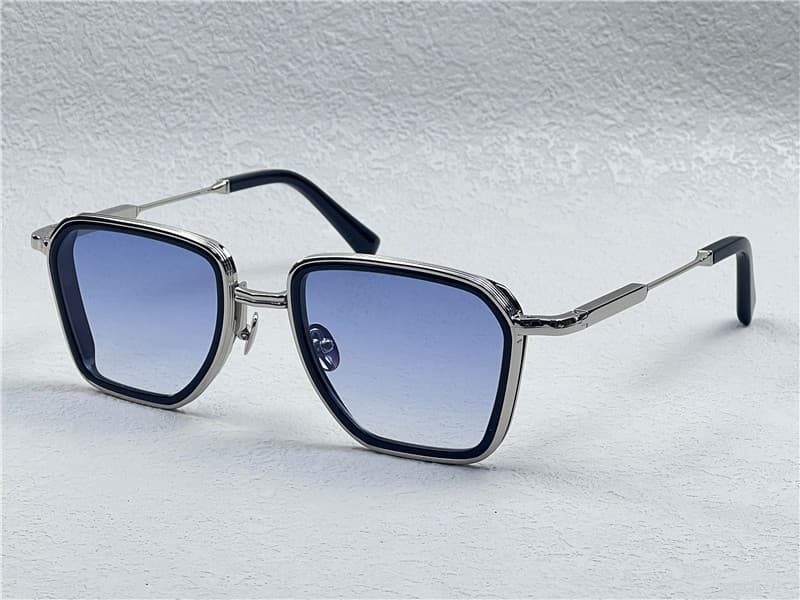 John Dalia Andre Glasses Silver Black