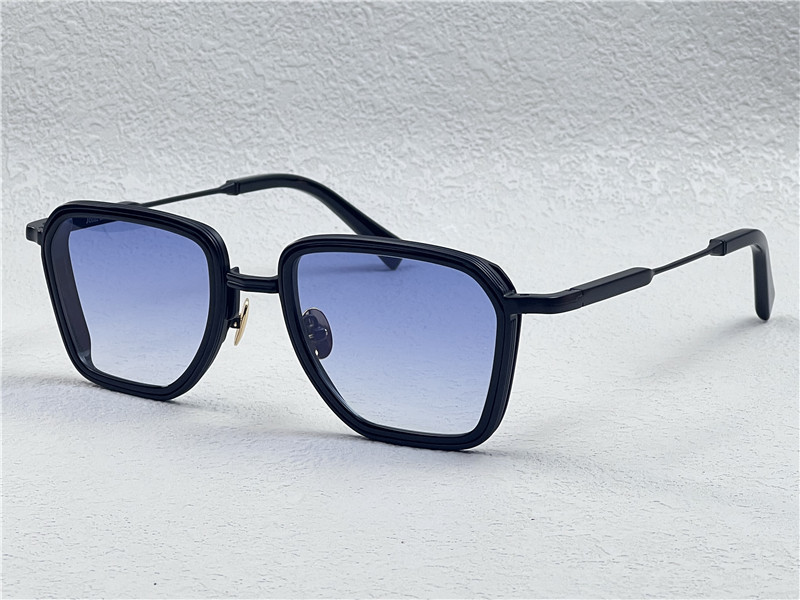 John Dalia Andre Glasses Black Blue - Image 1