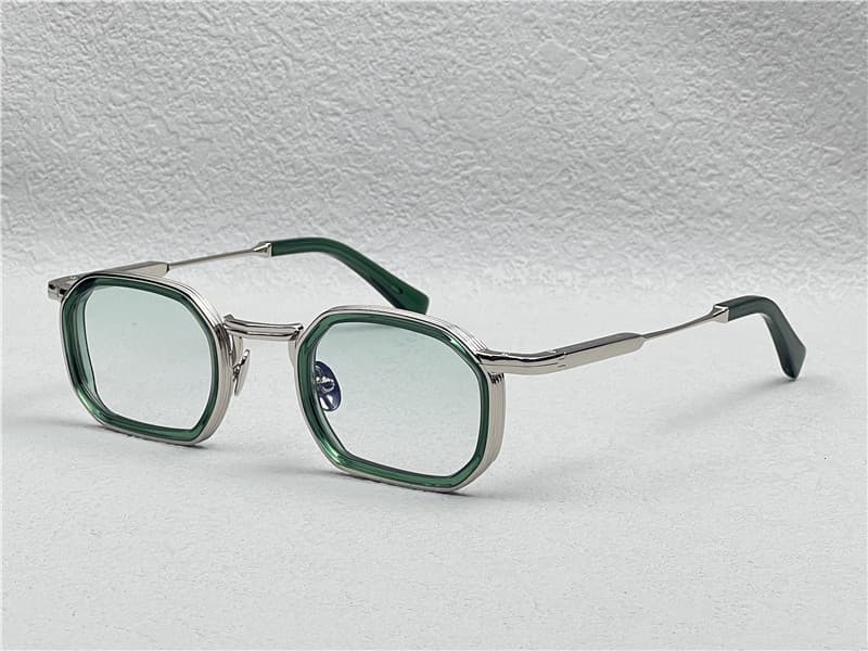John Dalia Jean Glasses Silver Green