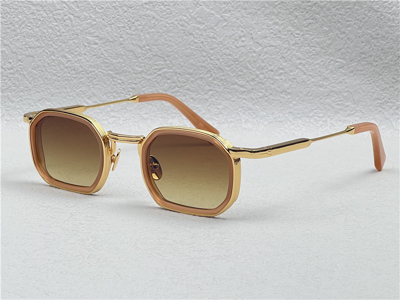 John Dalia Jean Glasses Brown Gold - Image 1