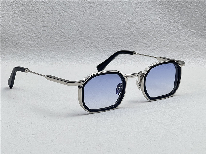 John Dalia Jean Glasses Silver Blue - Image 3