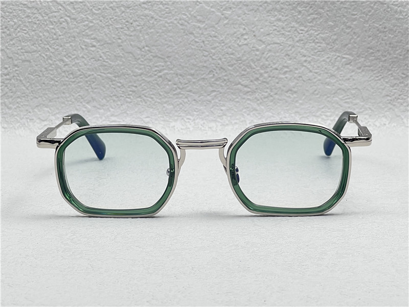 John Dalia Jean Glasses Silver Green - Image 2