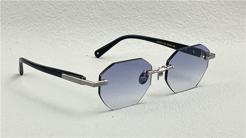 John Dalia Timothy Glasses Silver Blue - Image 2