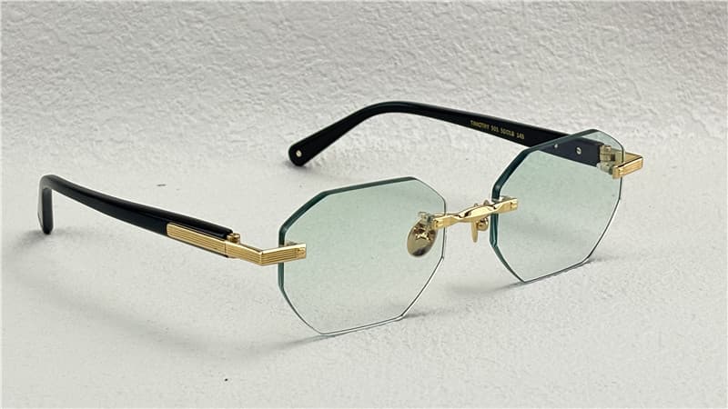 John Dalia Timothy Glasses Gold Green - Image 2