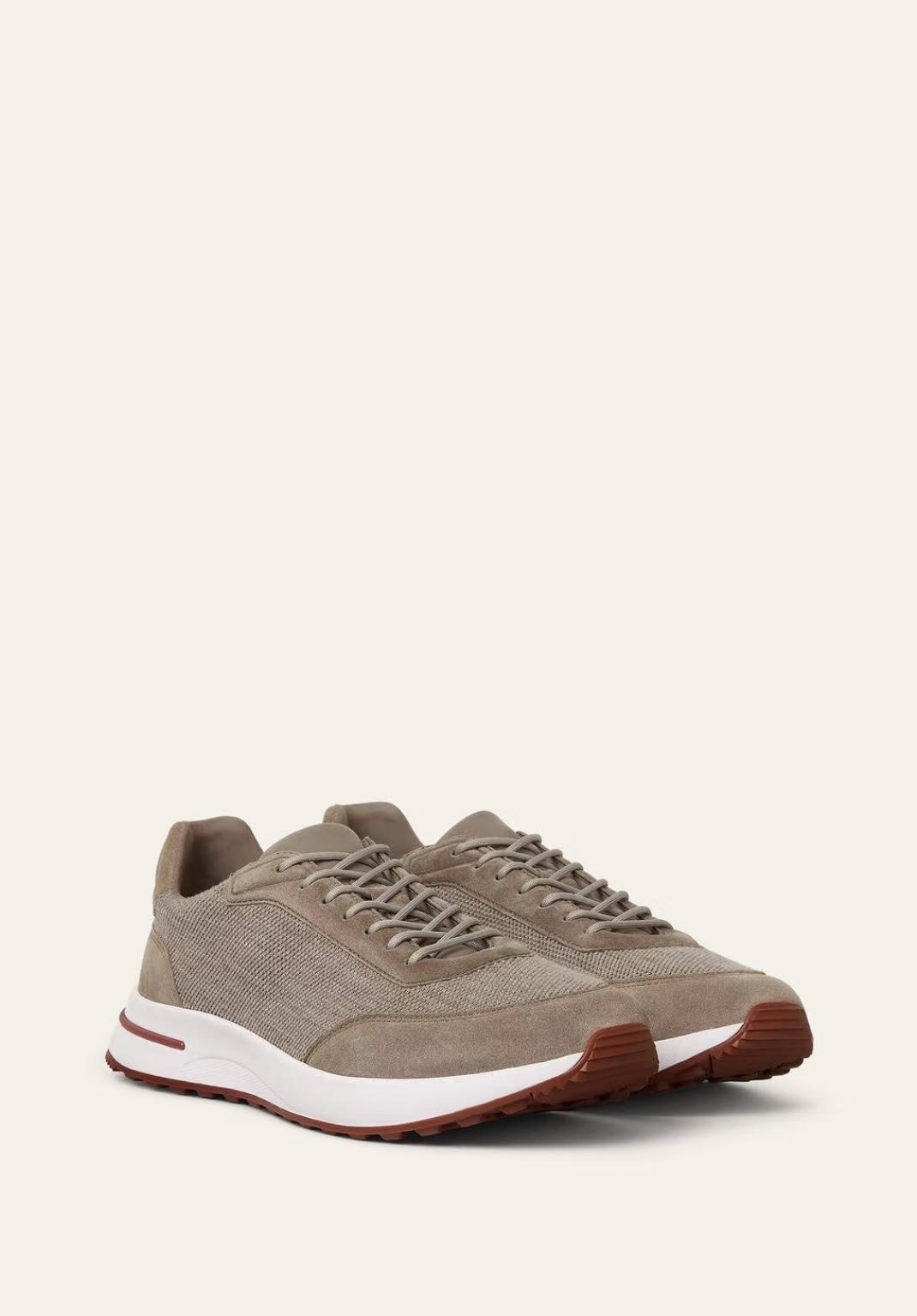 Loro Piana Week End Walk Suède Beige - Image 1