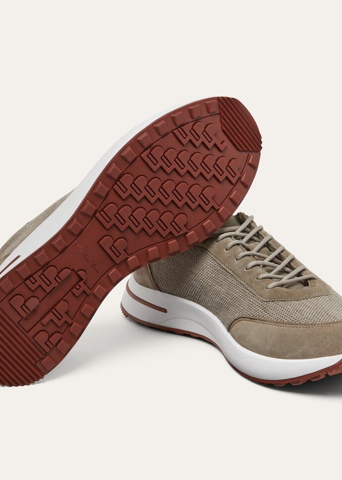 Loro Piana Week End Walk Suède Beige - Image 3