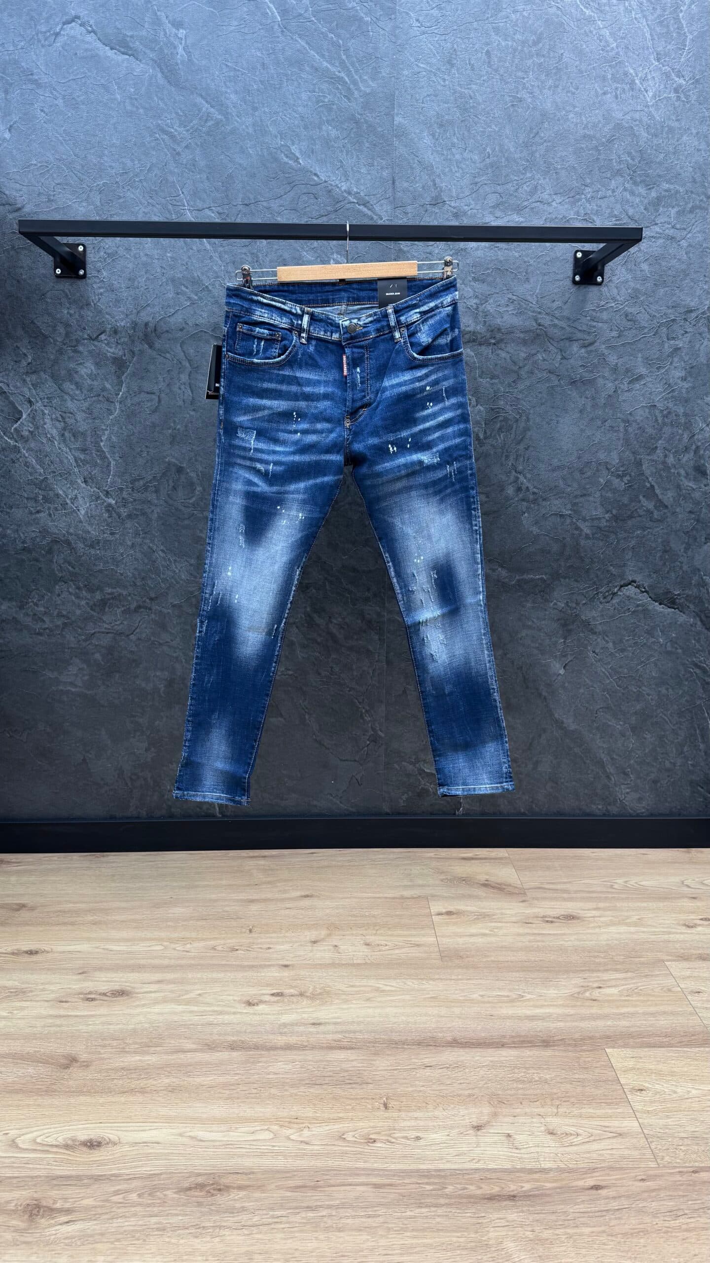 Dsquared2 Groth Brown Slim Fit Jeans Blue